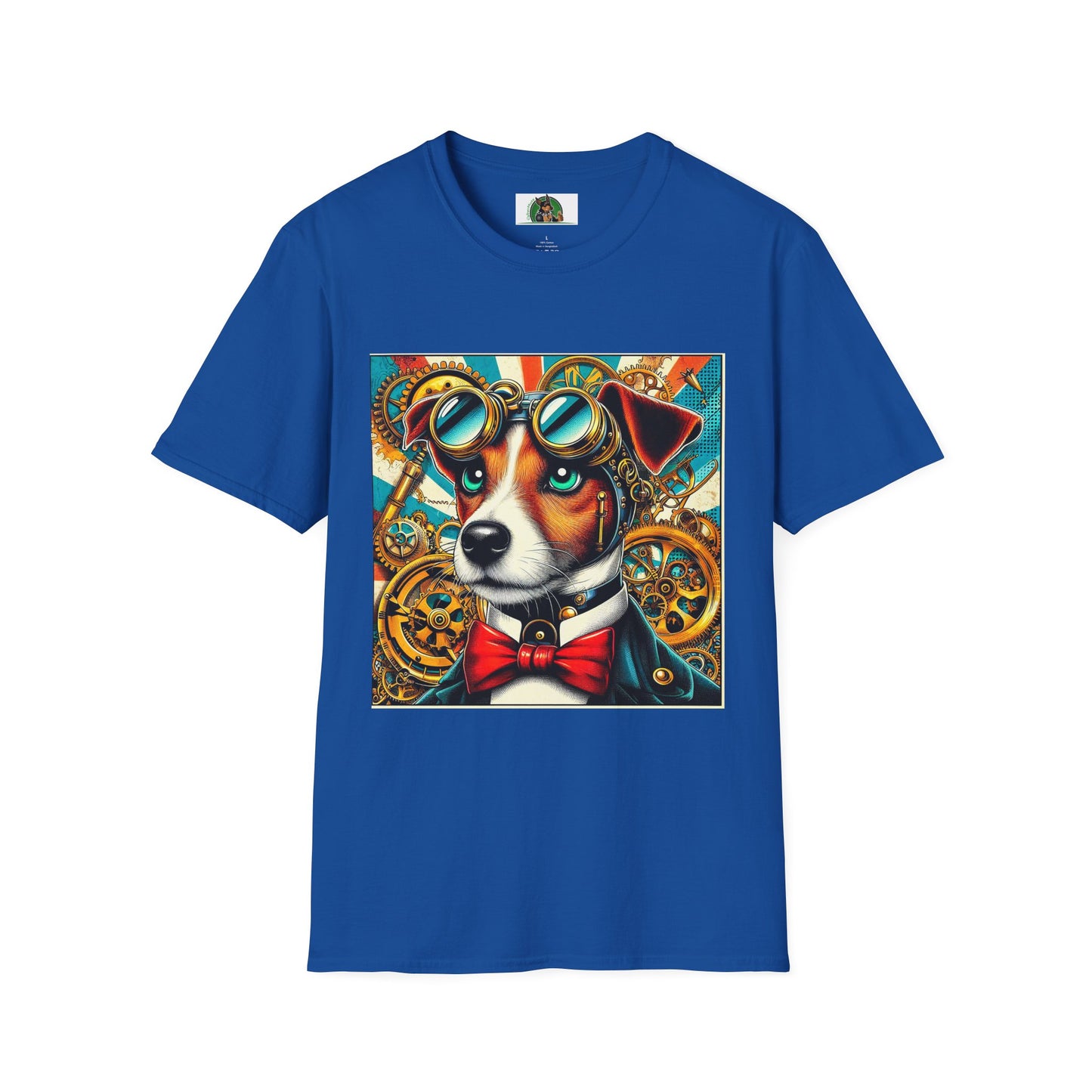 Jack Russell Steampunk T-Shirt Printify S Royal