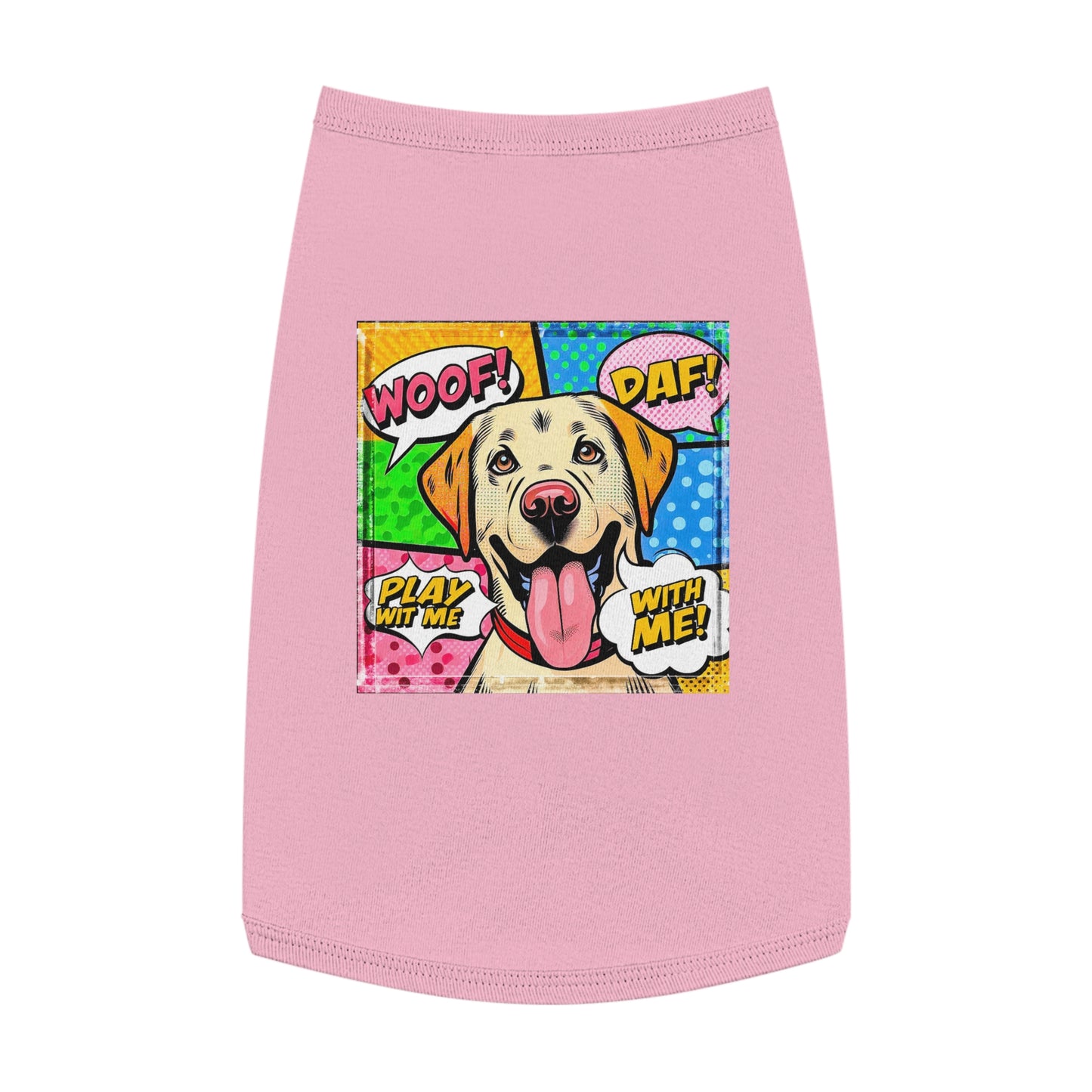 Wacky Pet Tank Top Labrador Retriever Pets Printify   