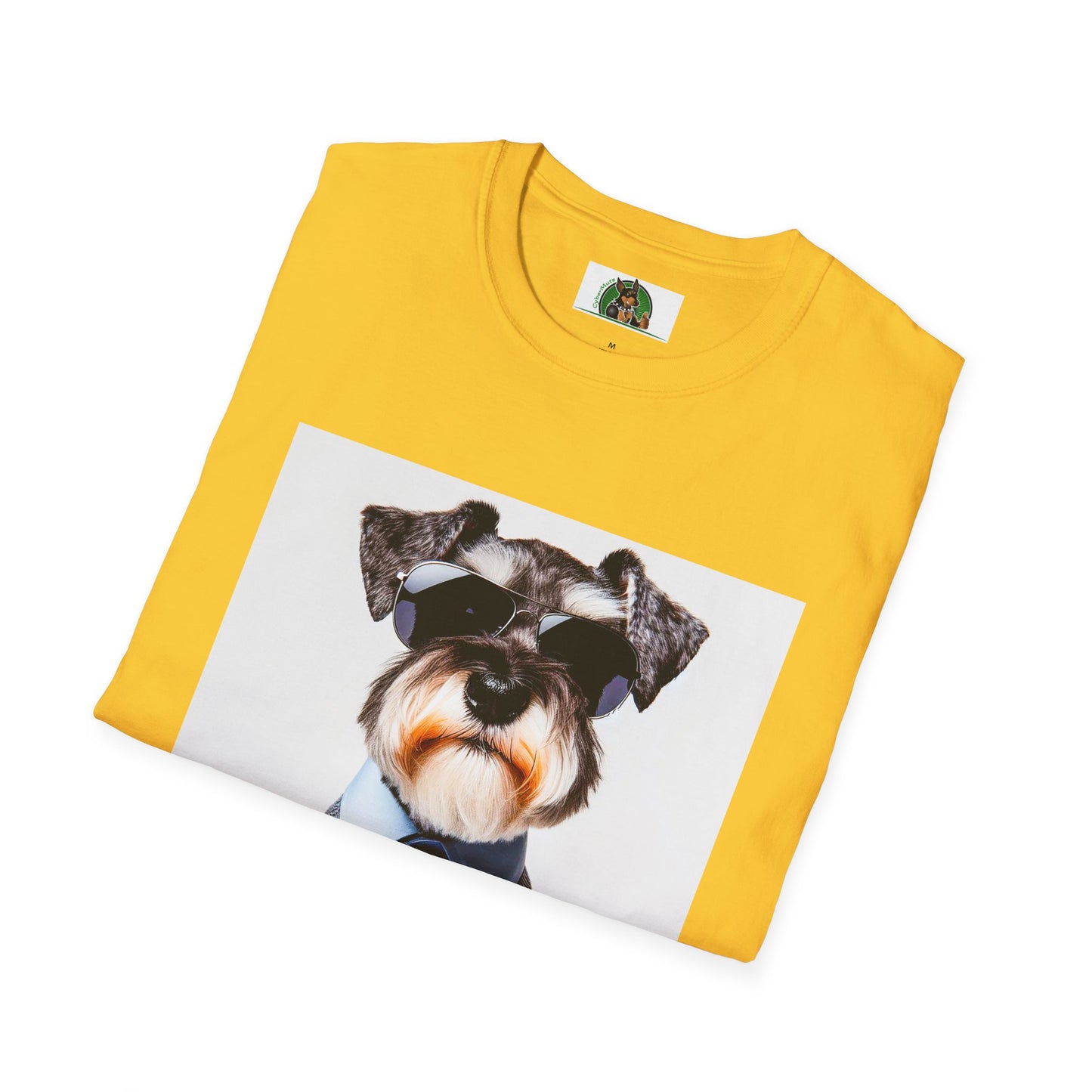 Schnauzer T-Shirt with Miniature Schnauzer Design T-Shirt Printify   