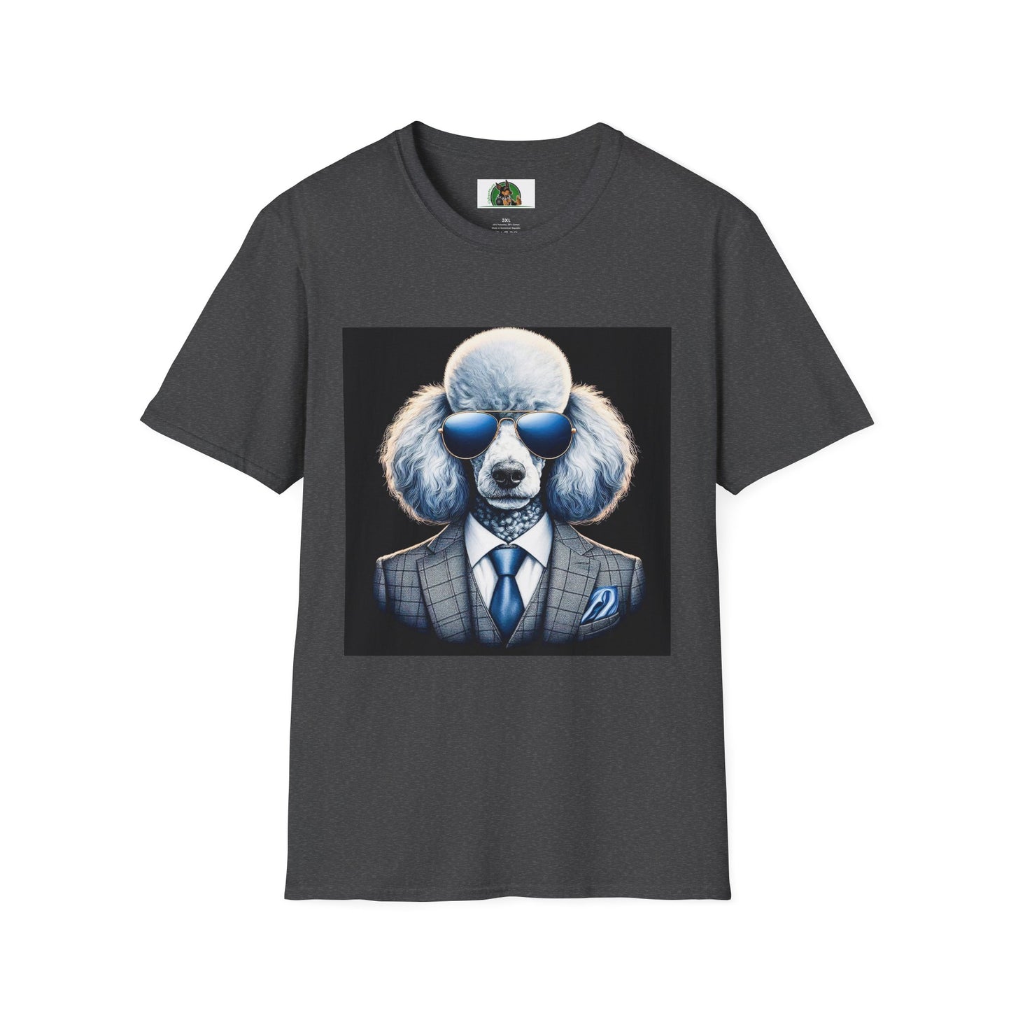 Poodle T-Shirt Printify XS Dark Heather