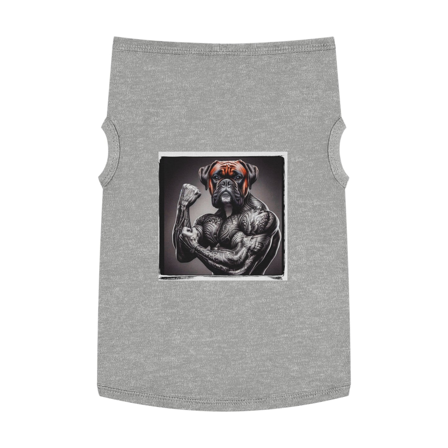 Pet Tank Top Boxer Pets Printify XL Heather 