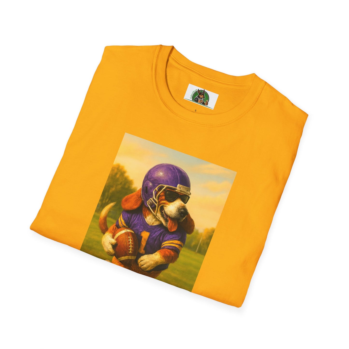 Sports Football Basset Hound T-Shirt