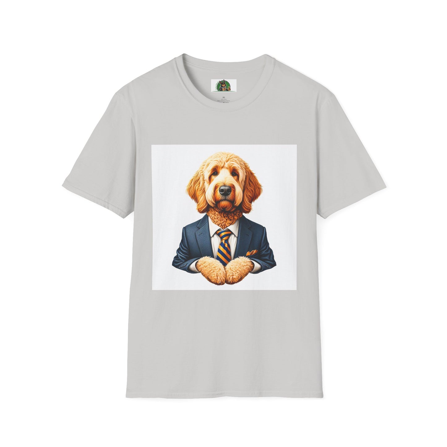 Golden Doodle T-Shirt Printify S Ice Grey