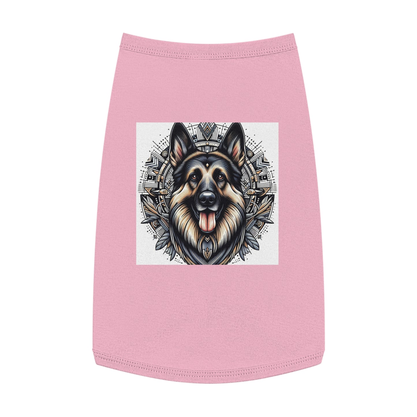 Pet Tank Top German Shepherd Pets Printify L Pink 