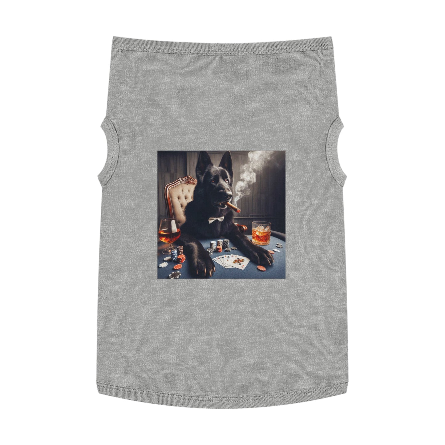 Pet Tank Top German Shepherd Pets Printify XL Heather 