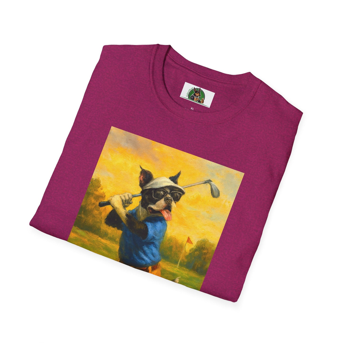 Sports Boston Terrier Golf T-Shirt