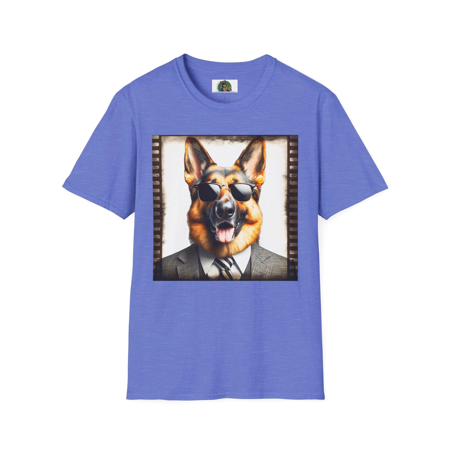 German Shepherd T-Shirt Printify Heather Royal S 