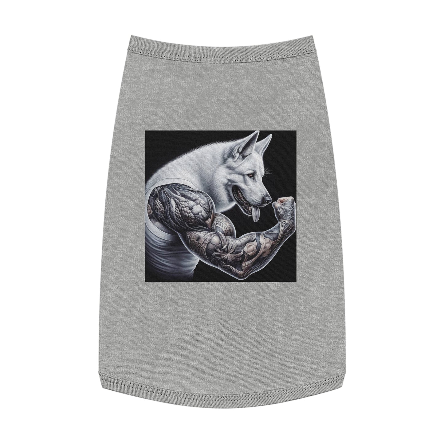 Pet Tank Top German Shepherd Pets Printify L Heather 