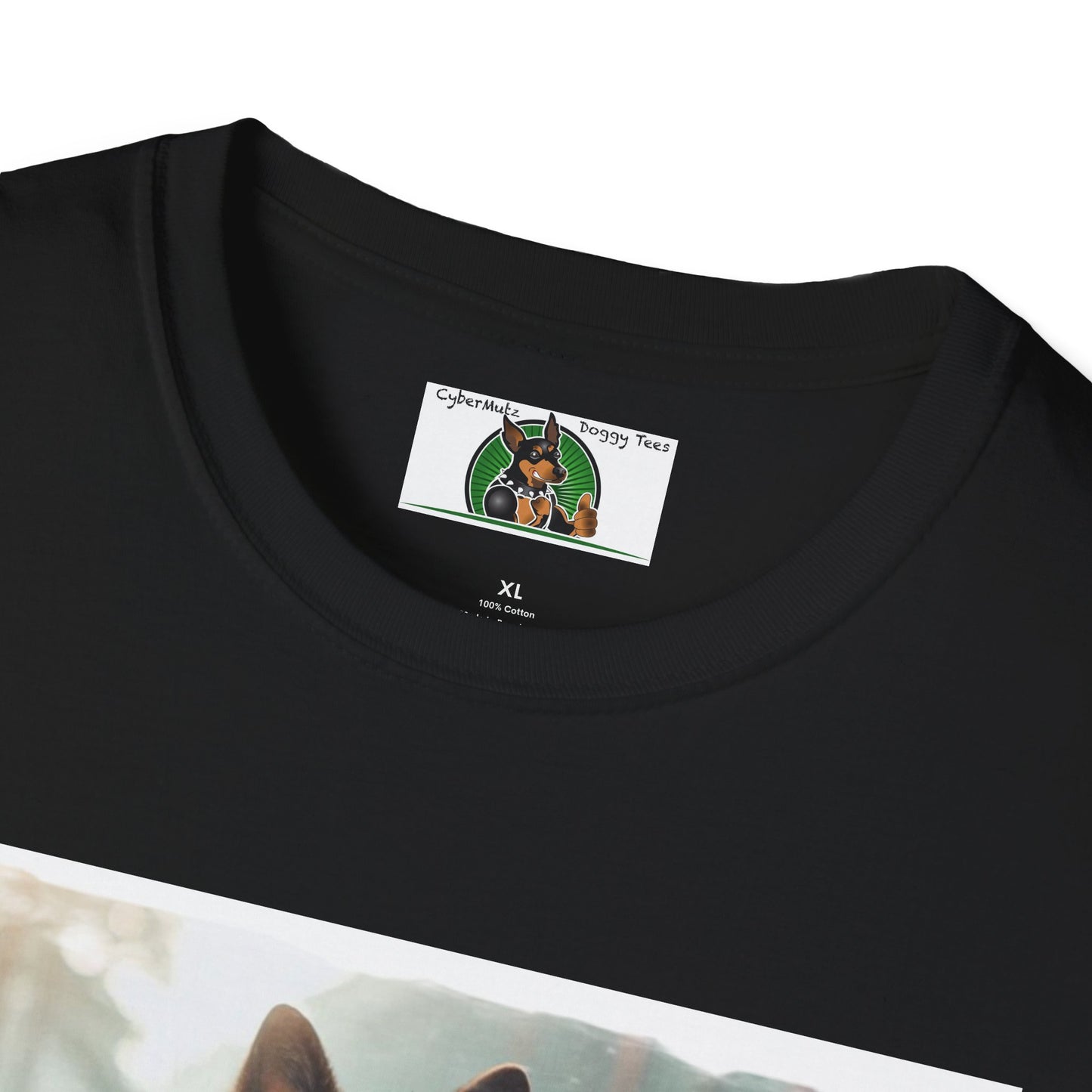 Zen German Shepherd Unisex Softstyle T-Shirt