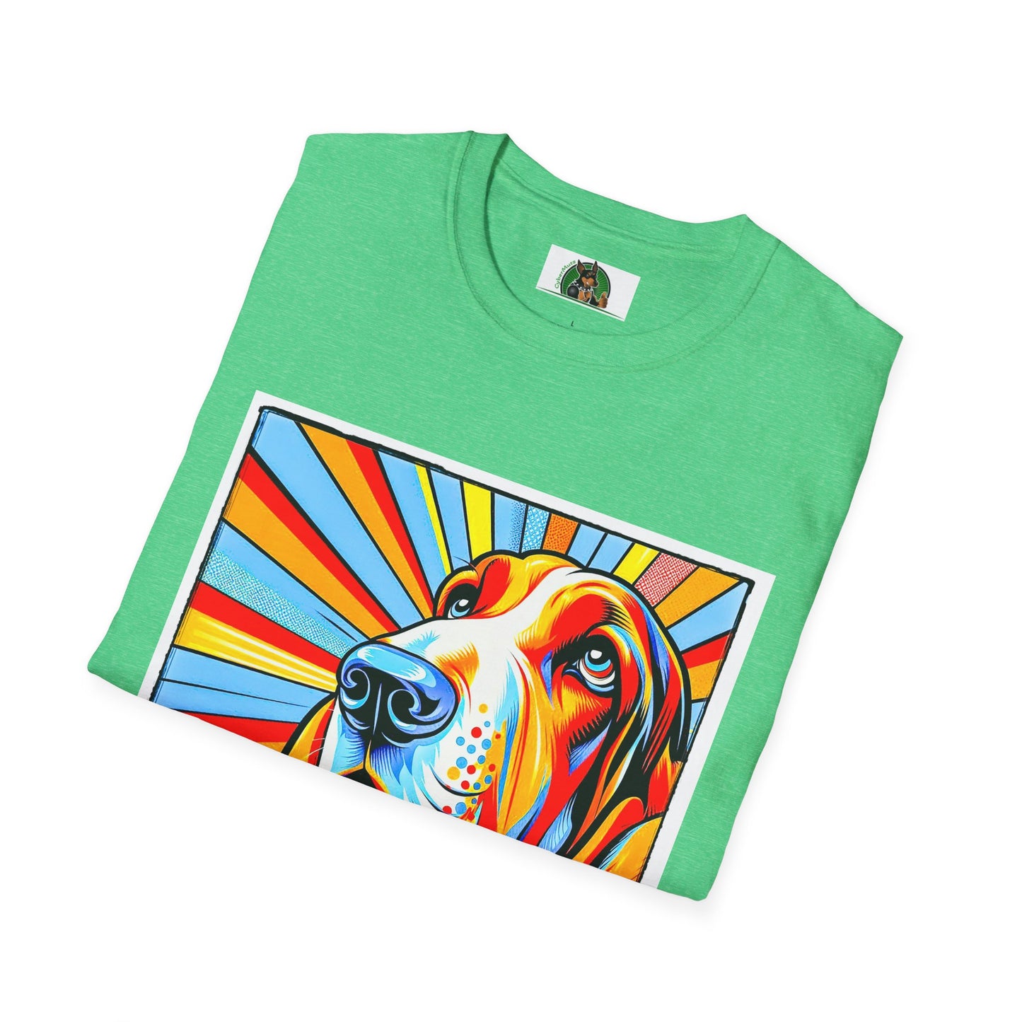 Basset Hound Pop Art Shirt T-Shirt Printify   