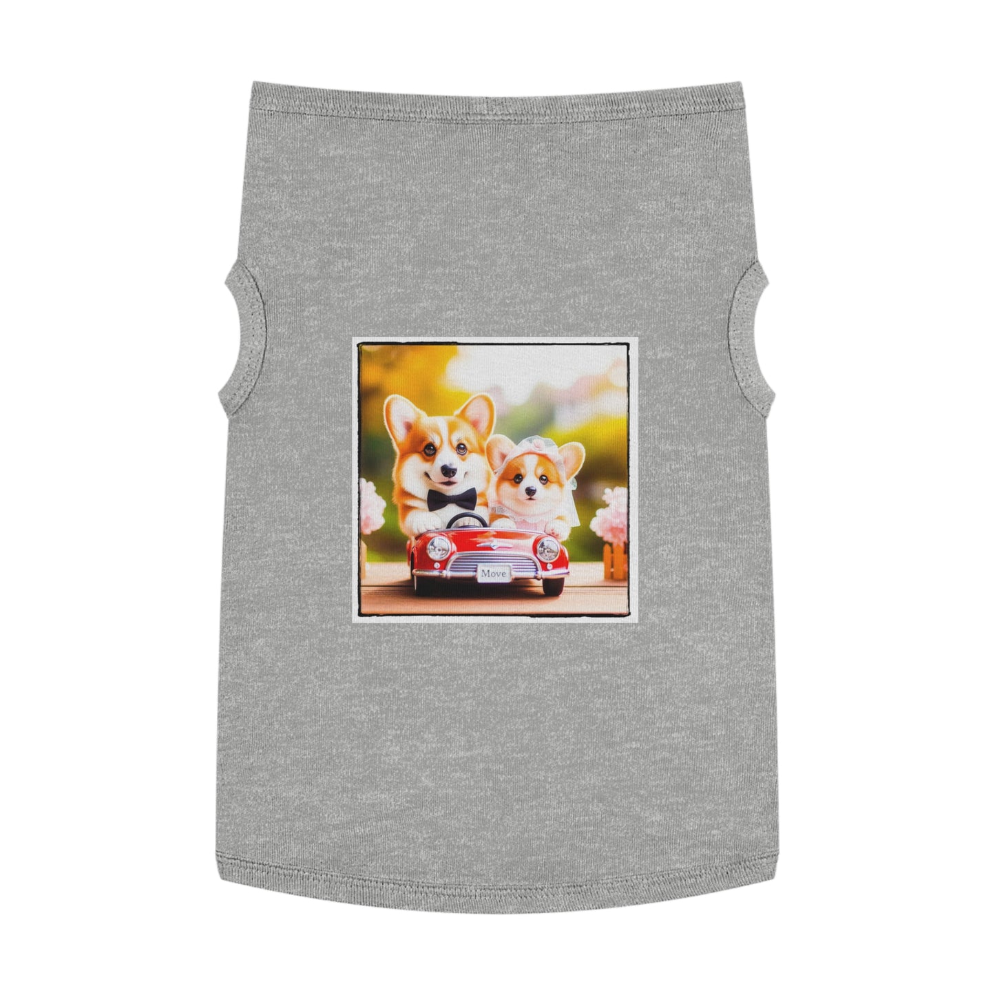 Wacky Pet Tank Top Pembroke Welsh Corgi Pets Printify XL Heather 