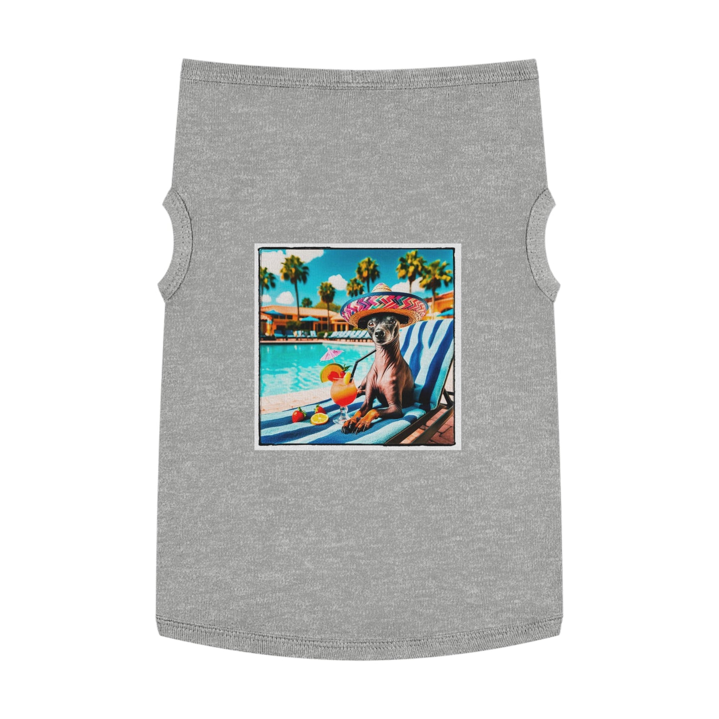 Pet Tank Top Mexican Hairless Pets Printify XL Heather