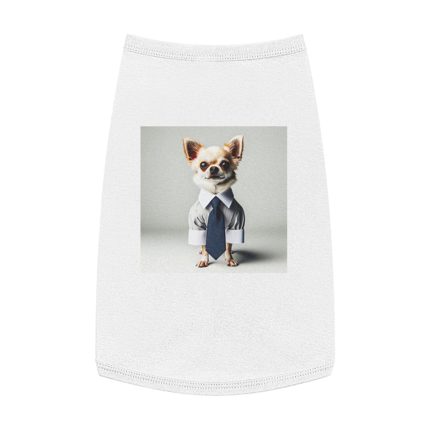 Pet Tank Top Chihuahua Pets Printify L White