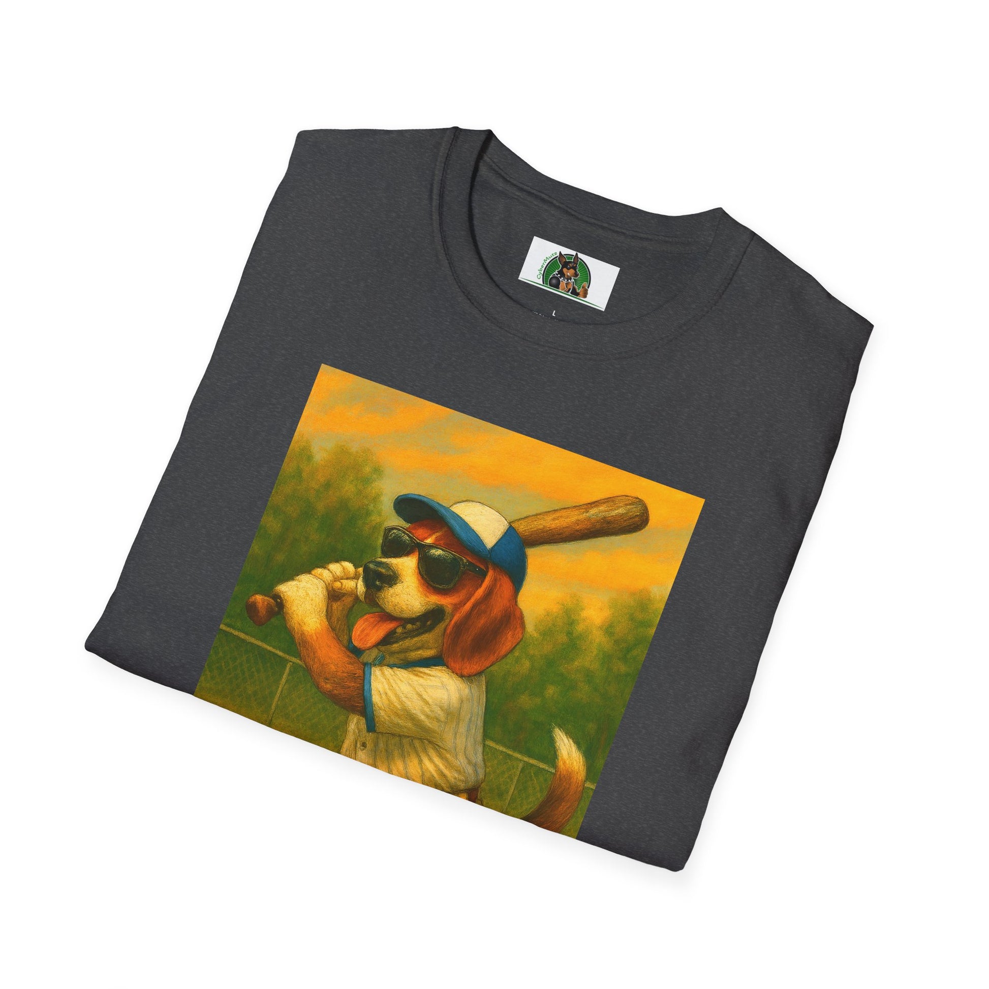 Sports Beagle Baseball T-Shirt T-Shirt Printify