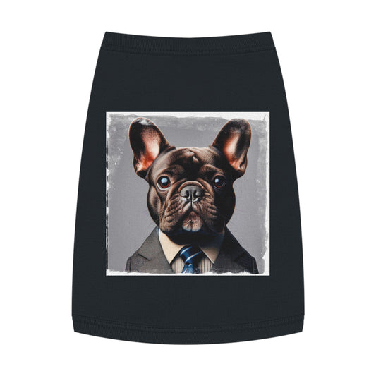 Pet Tank Top French Bulldog working man t shirt Pets Printify M Black