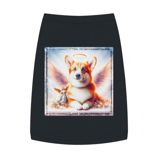 Pembroke Welsh corgi pretty Angel Pets Printify M Black
