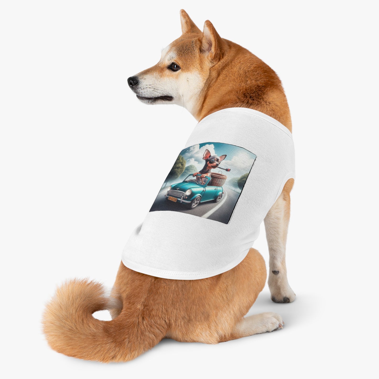 Wacky Dog Tank Top - Min Pin Tank Tops Pets Printify   