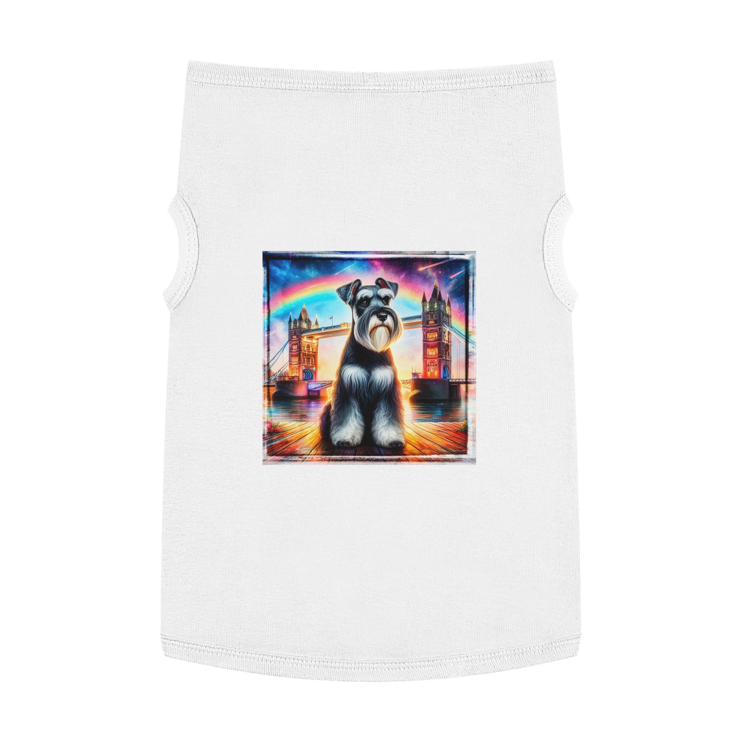 Pet Tank Top Miniature Schnauzer Pets Printify   