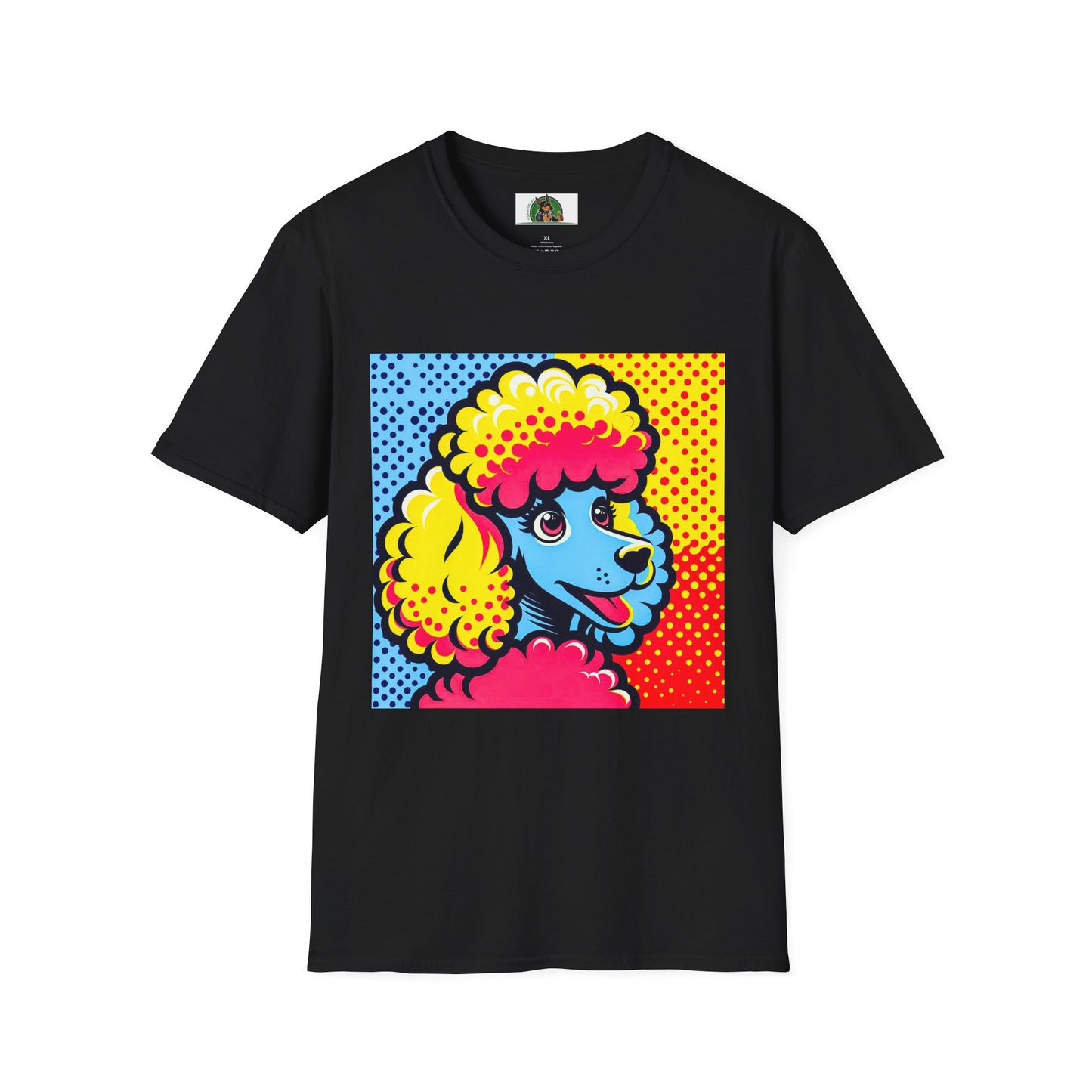 Poodle T-Shirt Printify XS Black