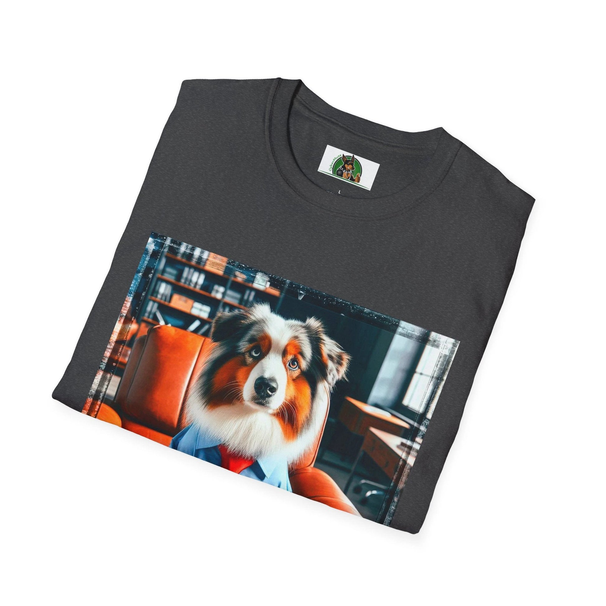 Australian Shepherd Boss Dog T-Shirt Printify