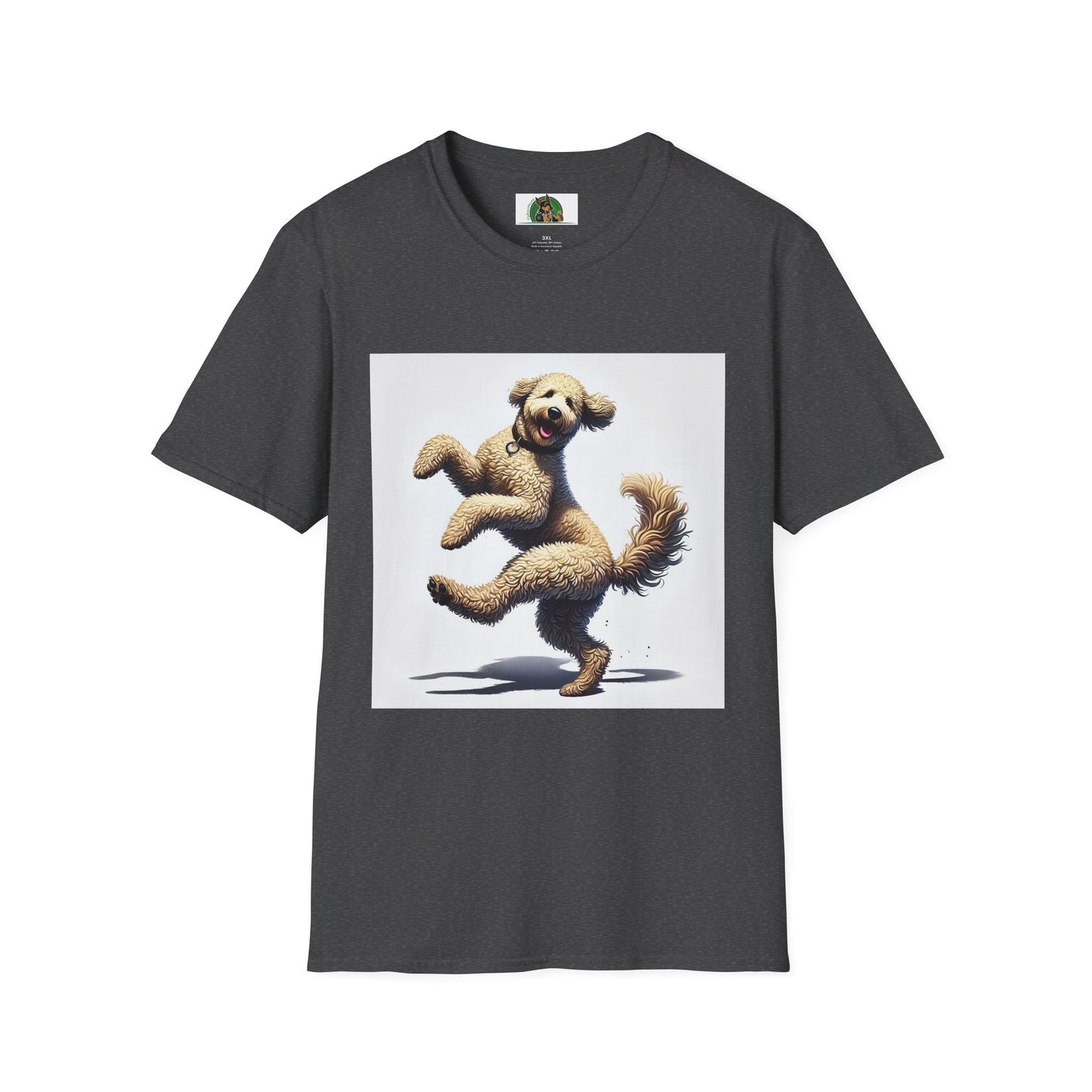 Dancing Shep A Doodle Unisex T-Shirt T-Shirt Printify XS Dark Heather