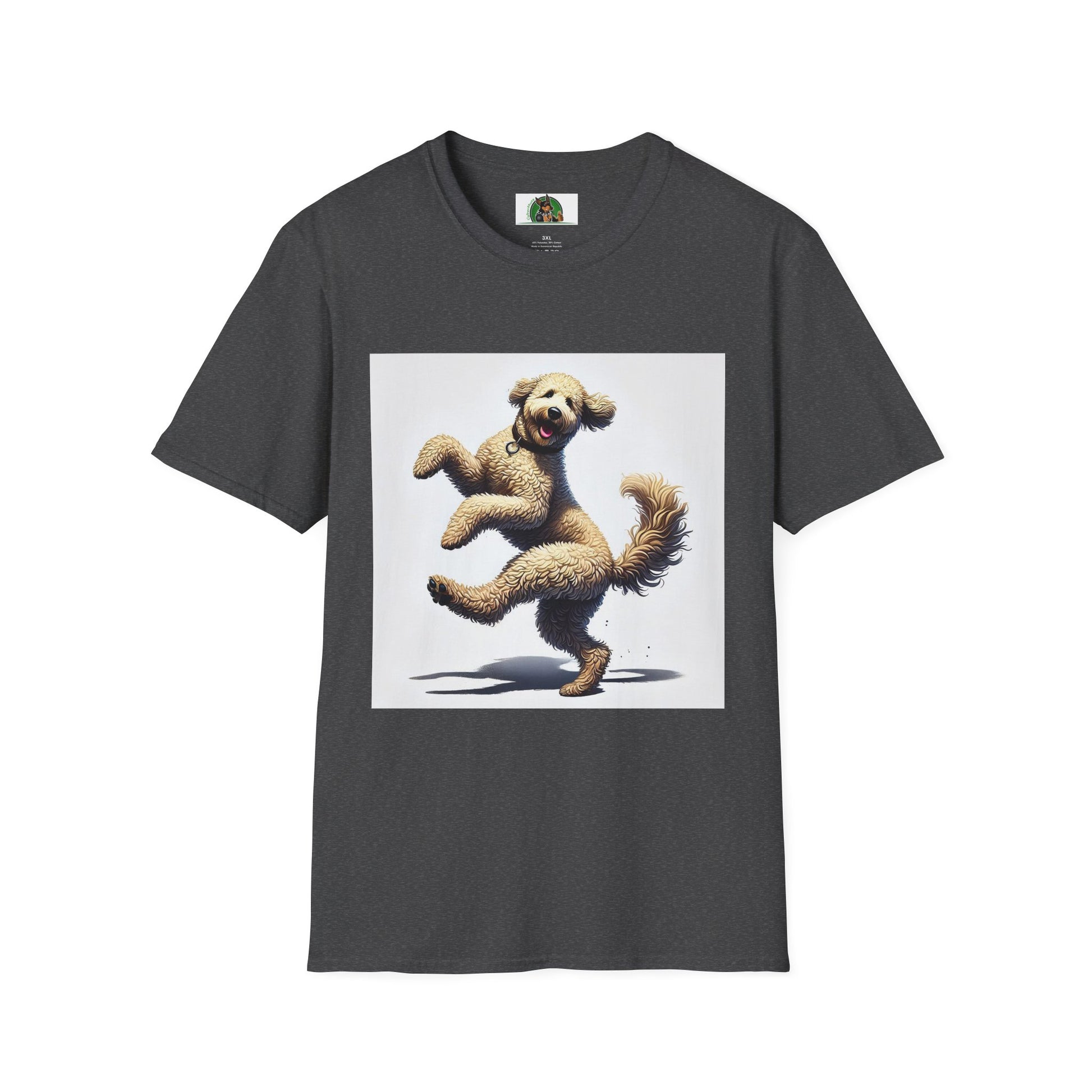 Dancing Shep A Doodle Unisex T-Shirt T-Shirt Printify XS Dark Heather