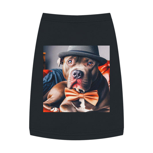 Pet Tank Top Pit Bull Pets Printify M Black