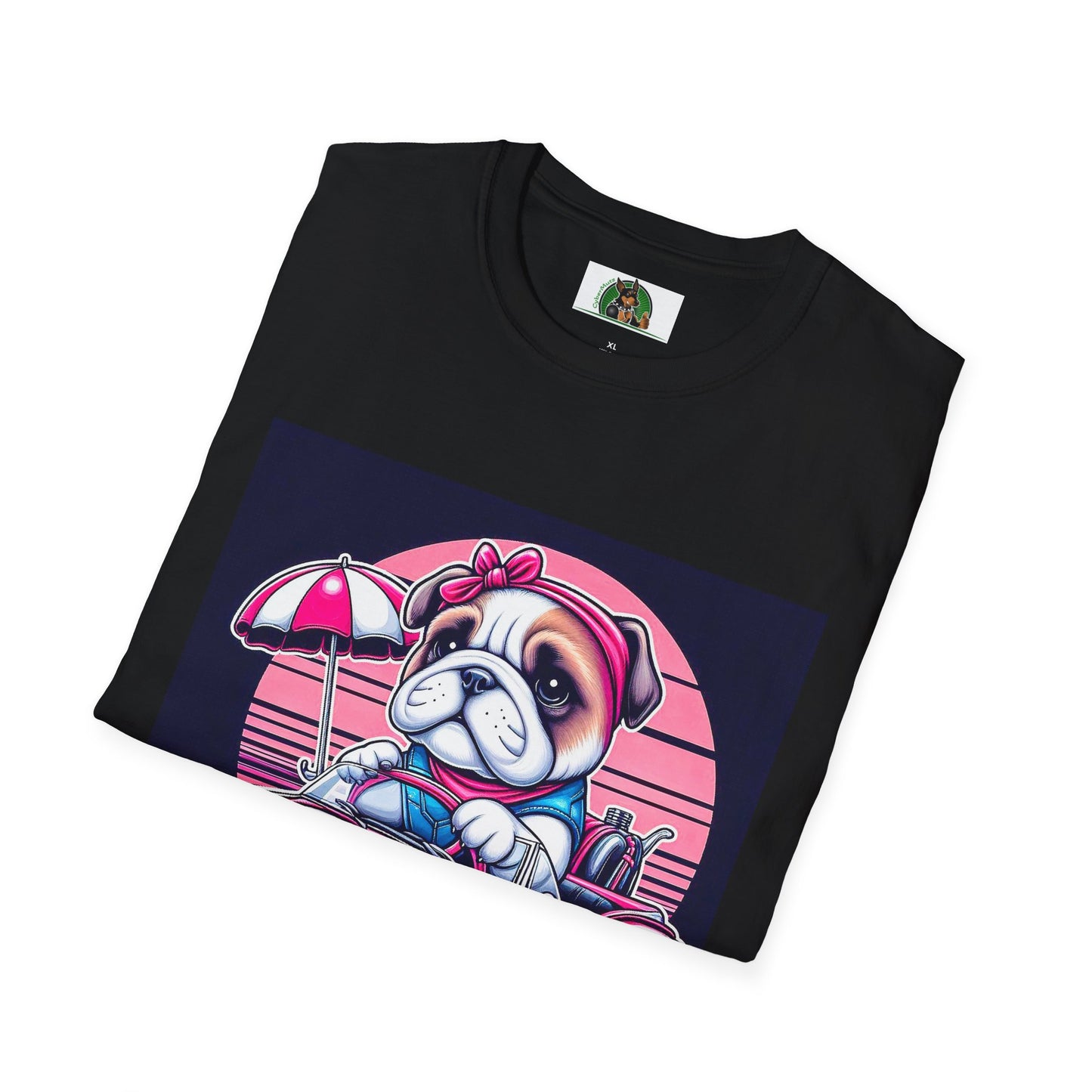 Wacky Bulldog T-Shirt Printify