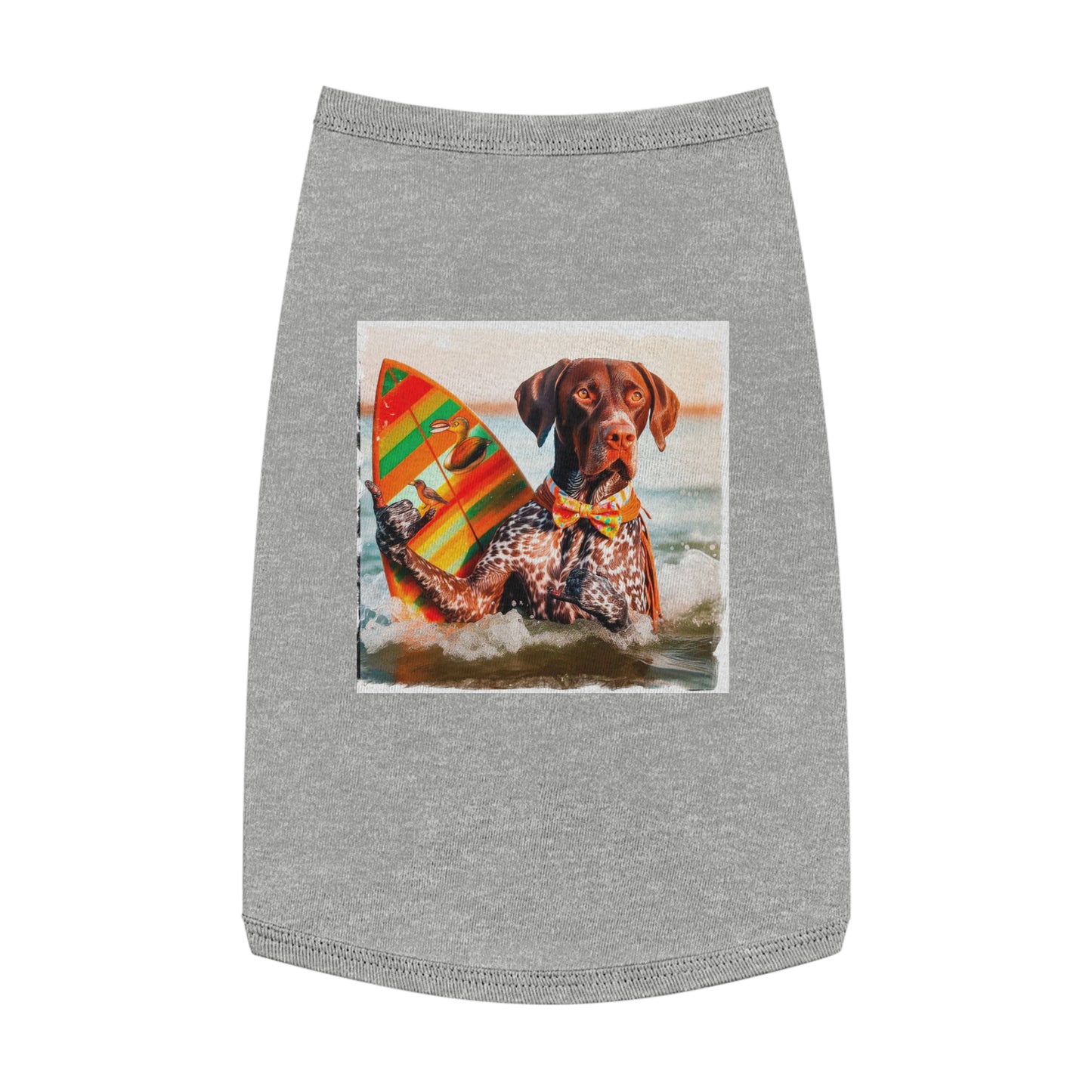 Pet Tank Top German Shorthaired Pointer Pets Printify L Heather 