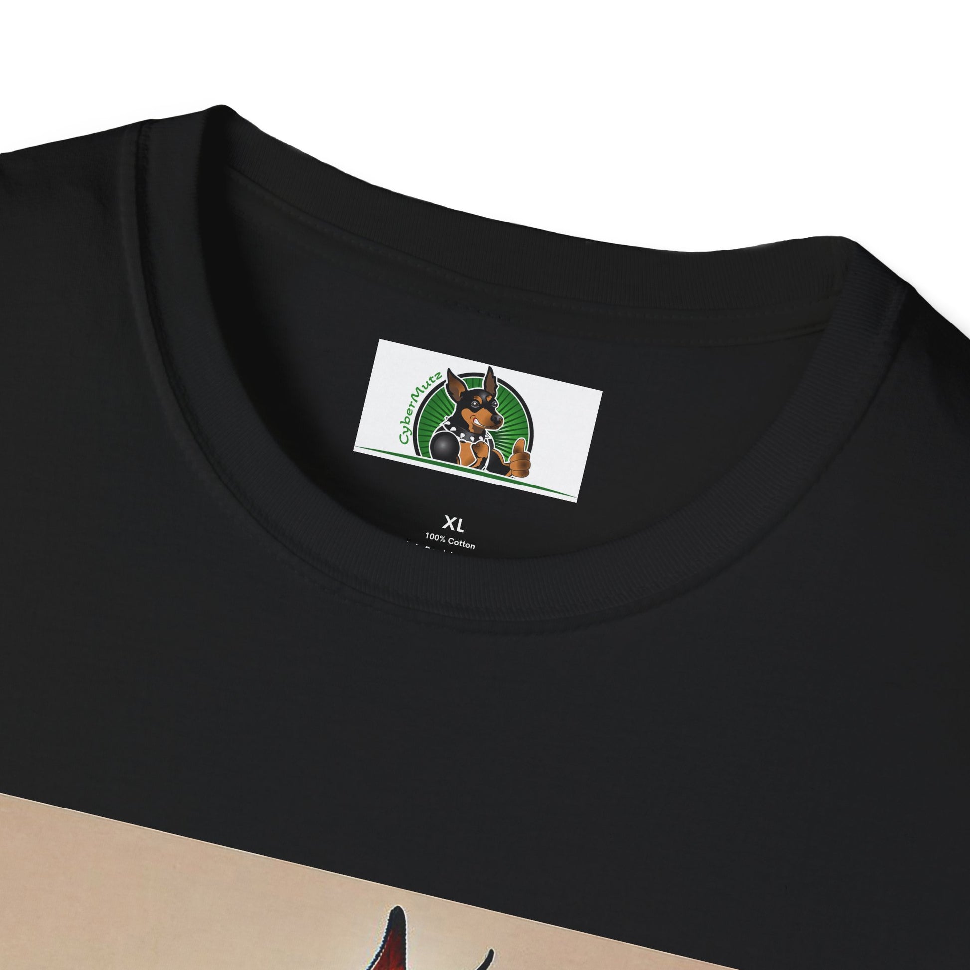 Dancing Doberman Unisex T-Shirt T-Shirt Printify