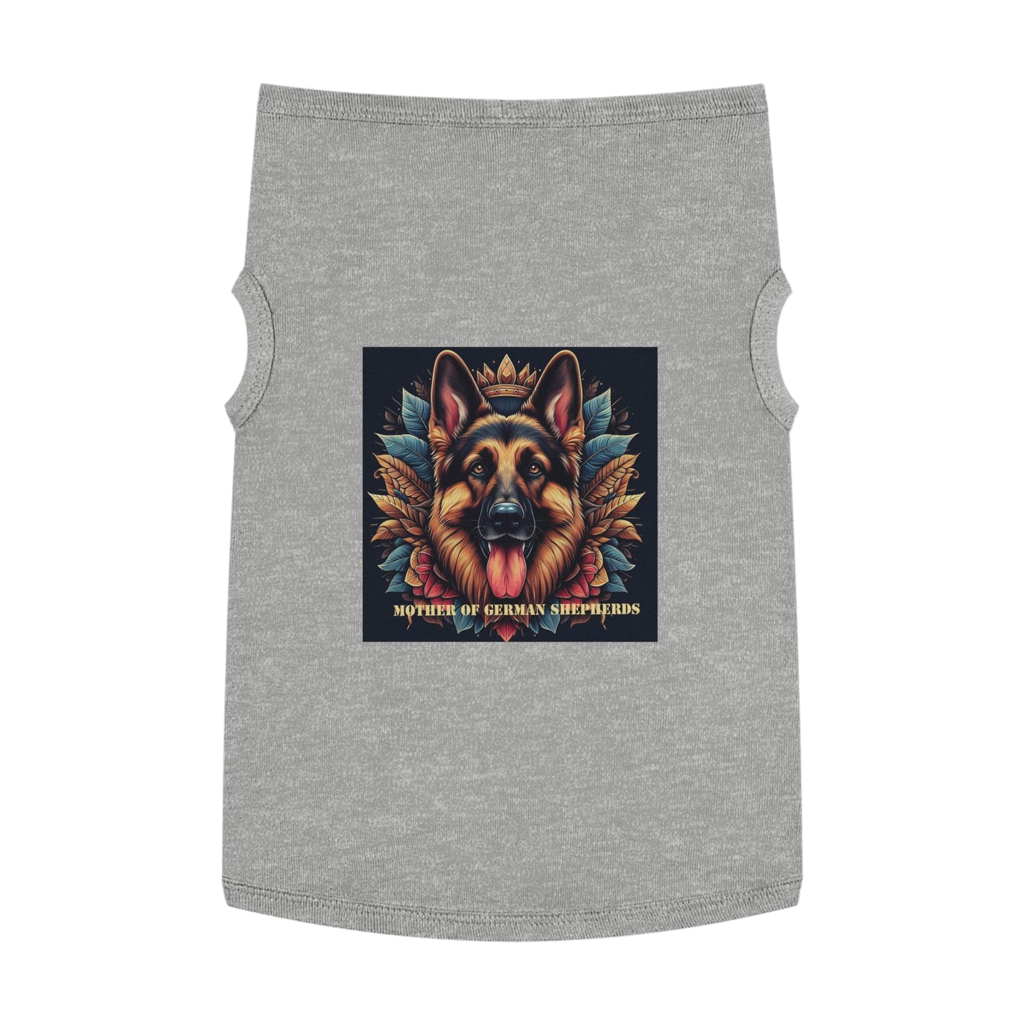 Pet Tank Top German Shepherd Pets Printify XL Heather 