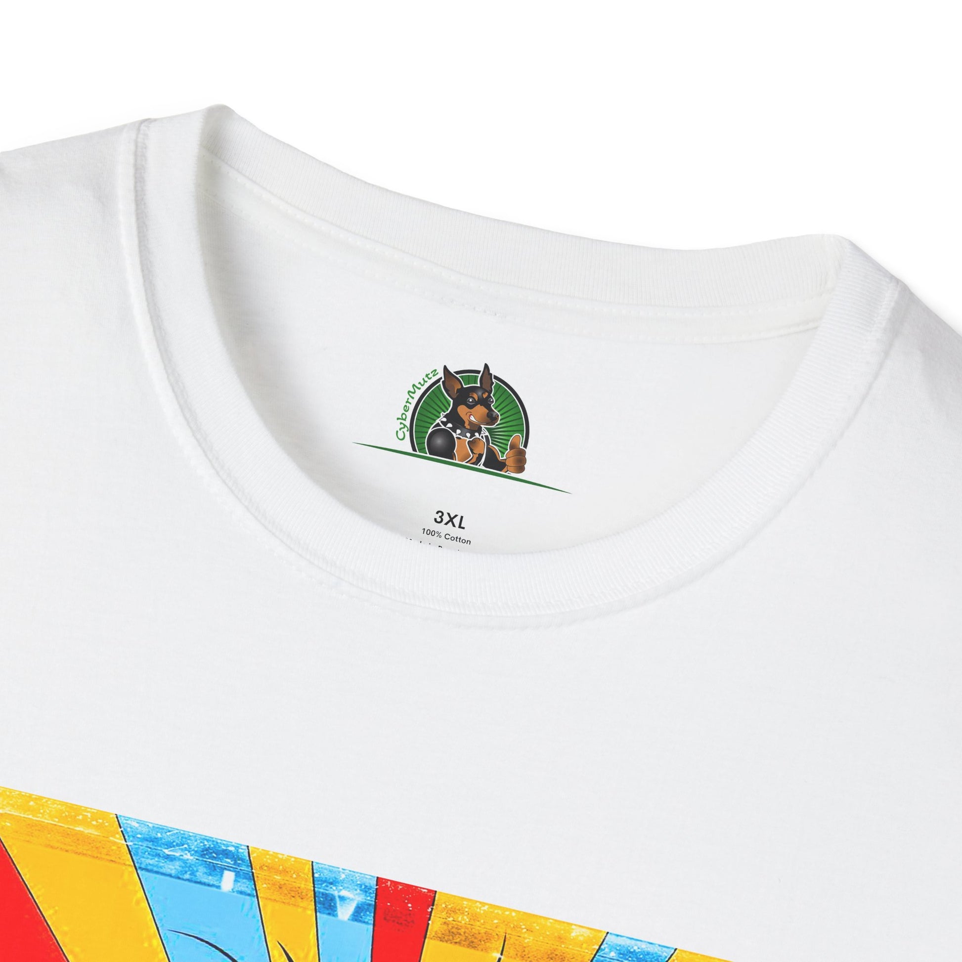 Basset Hound Bright Pop Art Pic T-Shirt Printify