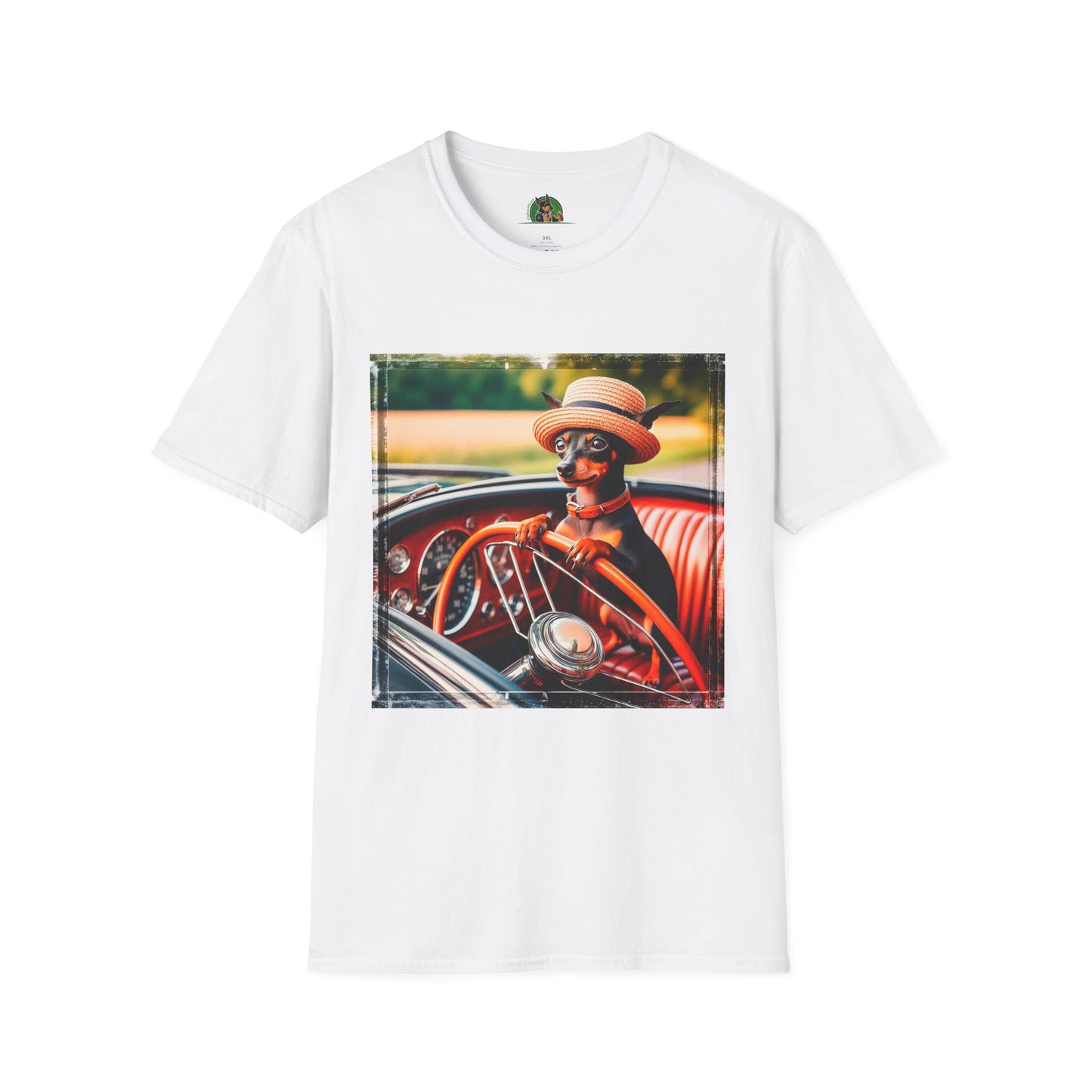 Wacky Min Pin T-Shirt T-Shirt Printify XS White 