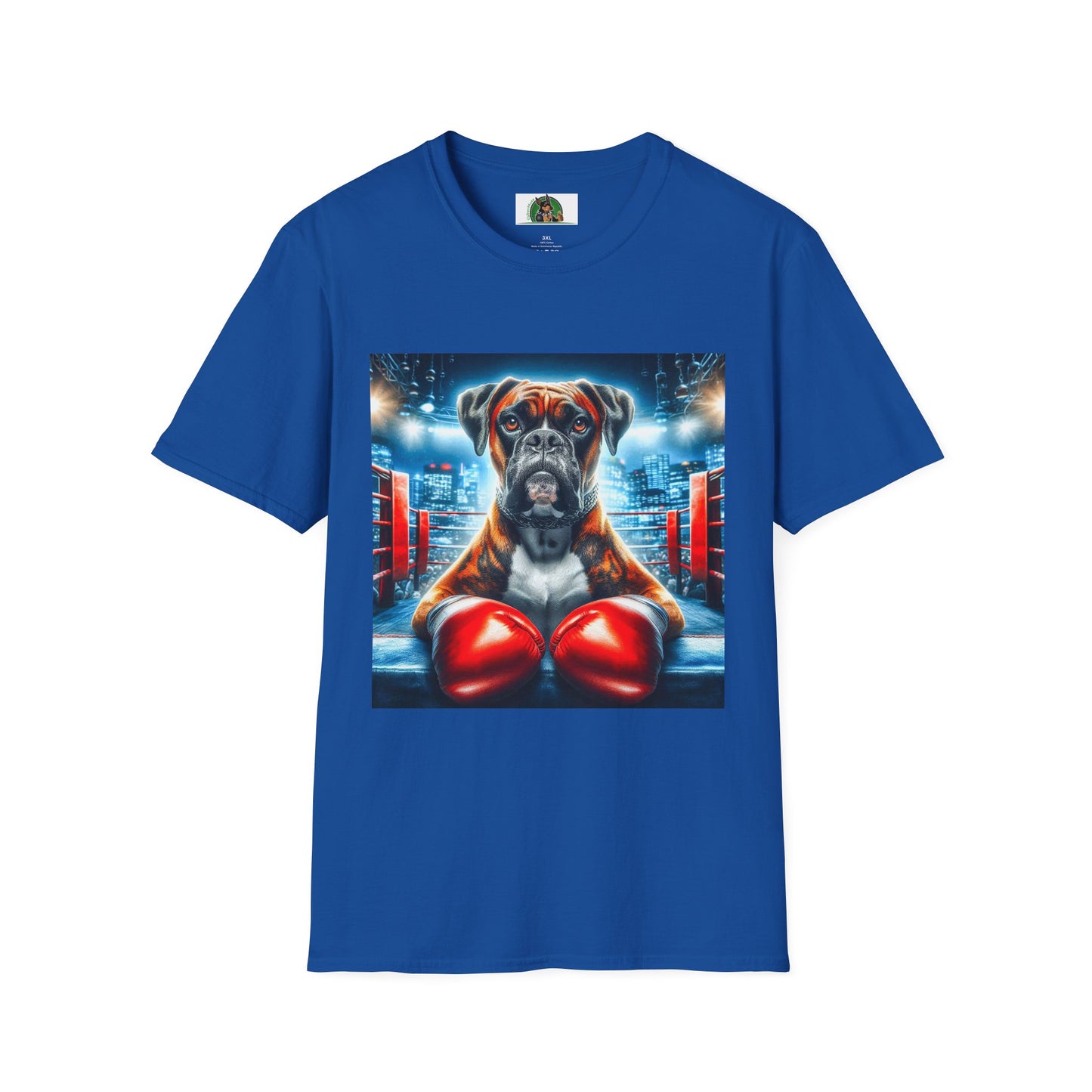 Boxing Boxer Dog Shirt T-Shirt Printify XS Royal 