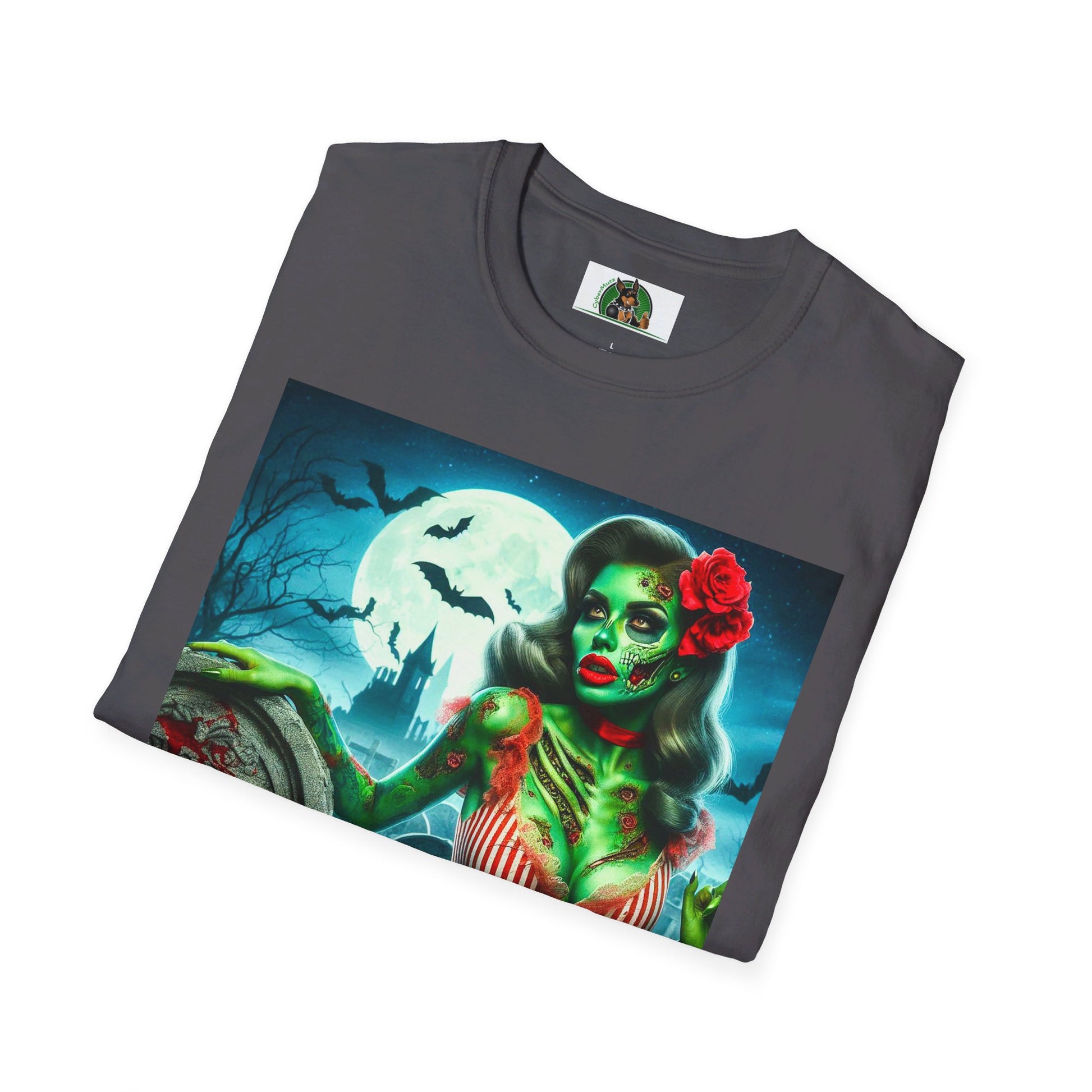 Zombie Girl T-Shirt Printify   