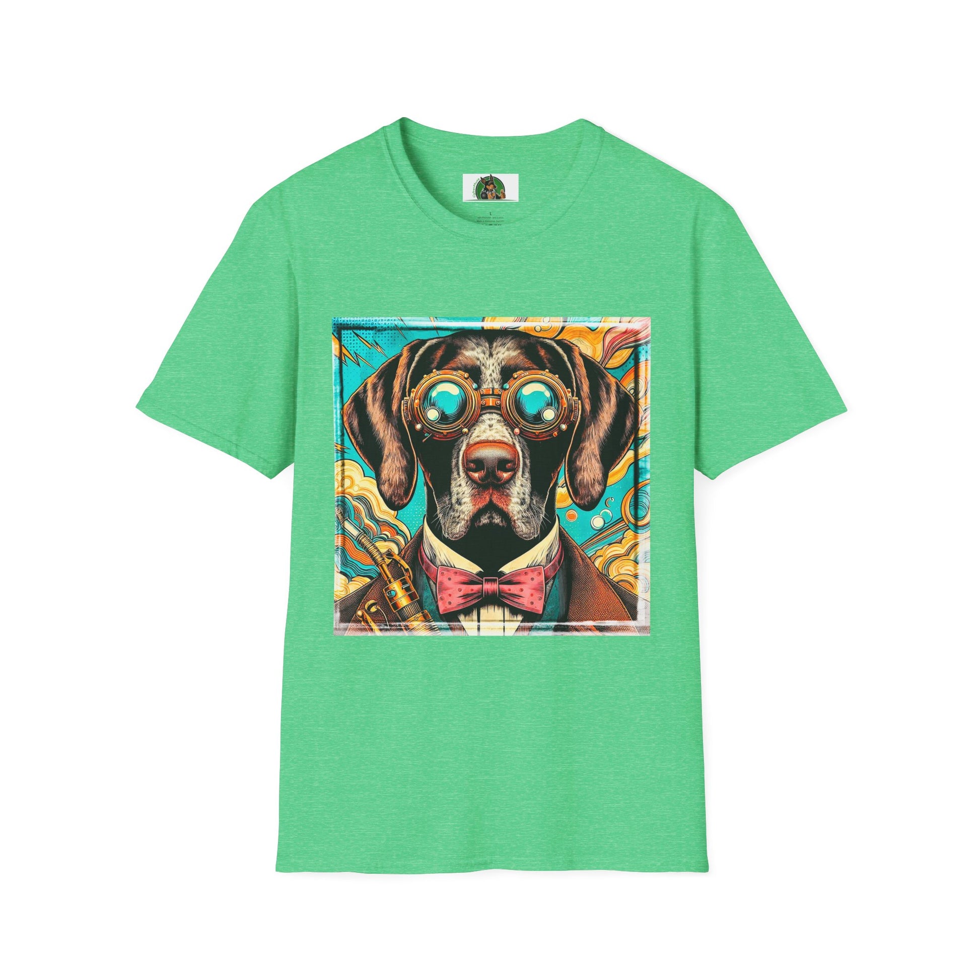 German Shorthaired Pointer T-Shirt Printify S Heather Irish Green 