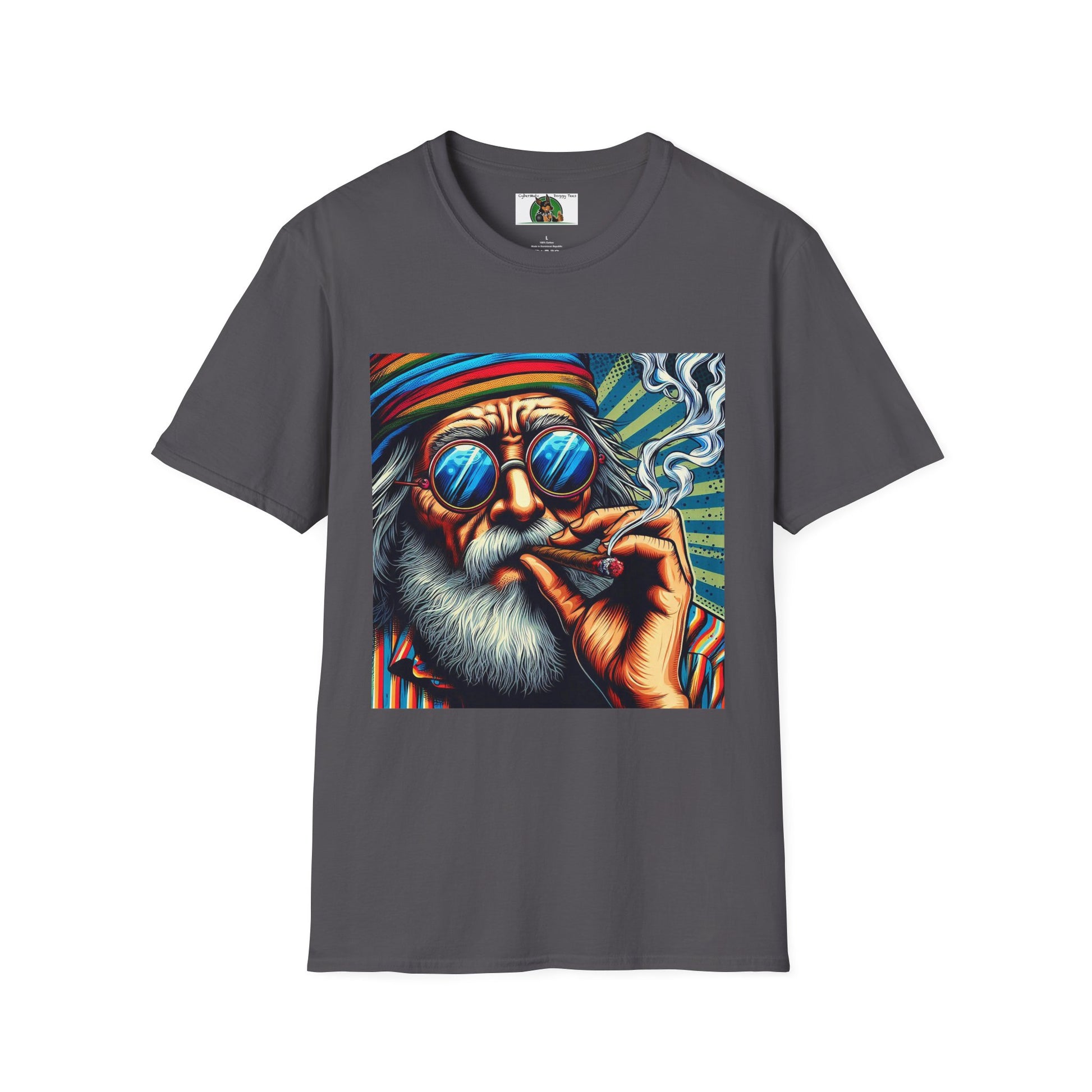 Smoke it up Wacky Dude T-Shirt Printify Charcoal S 