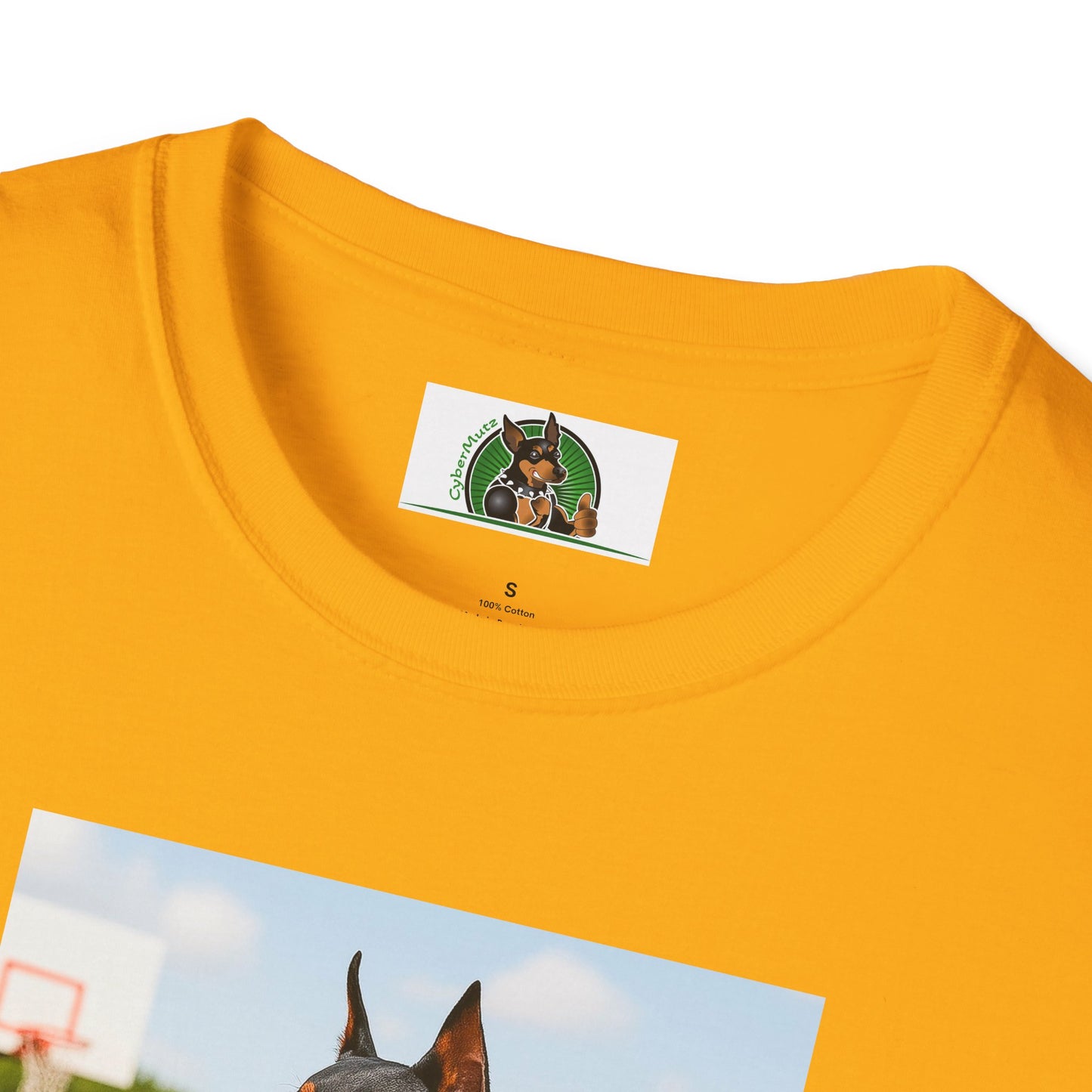 Basketball Doberman Sports T-Shirt