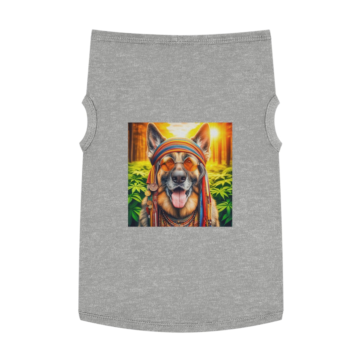 Pet Tank Top German Shepherd Pets Printify XL Heather 