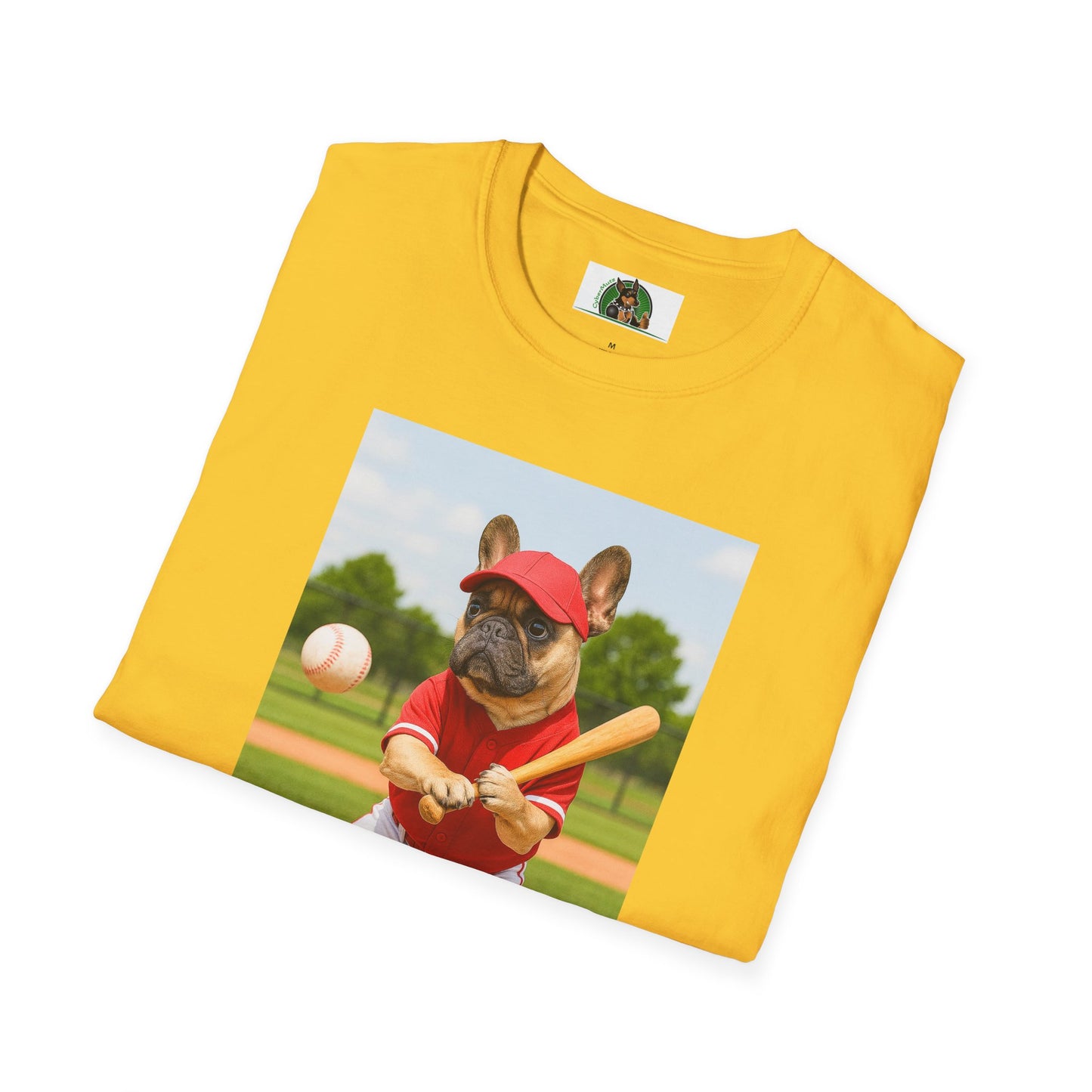 Sports Baseball French Bulldog T-Shirt