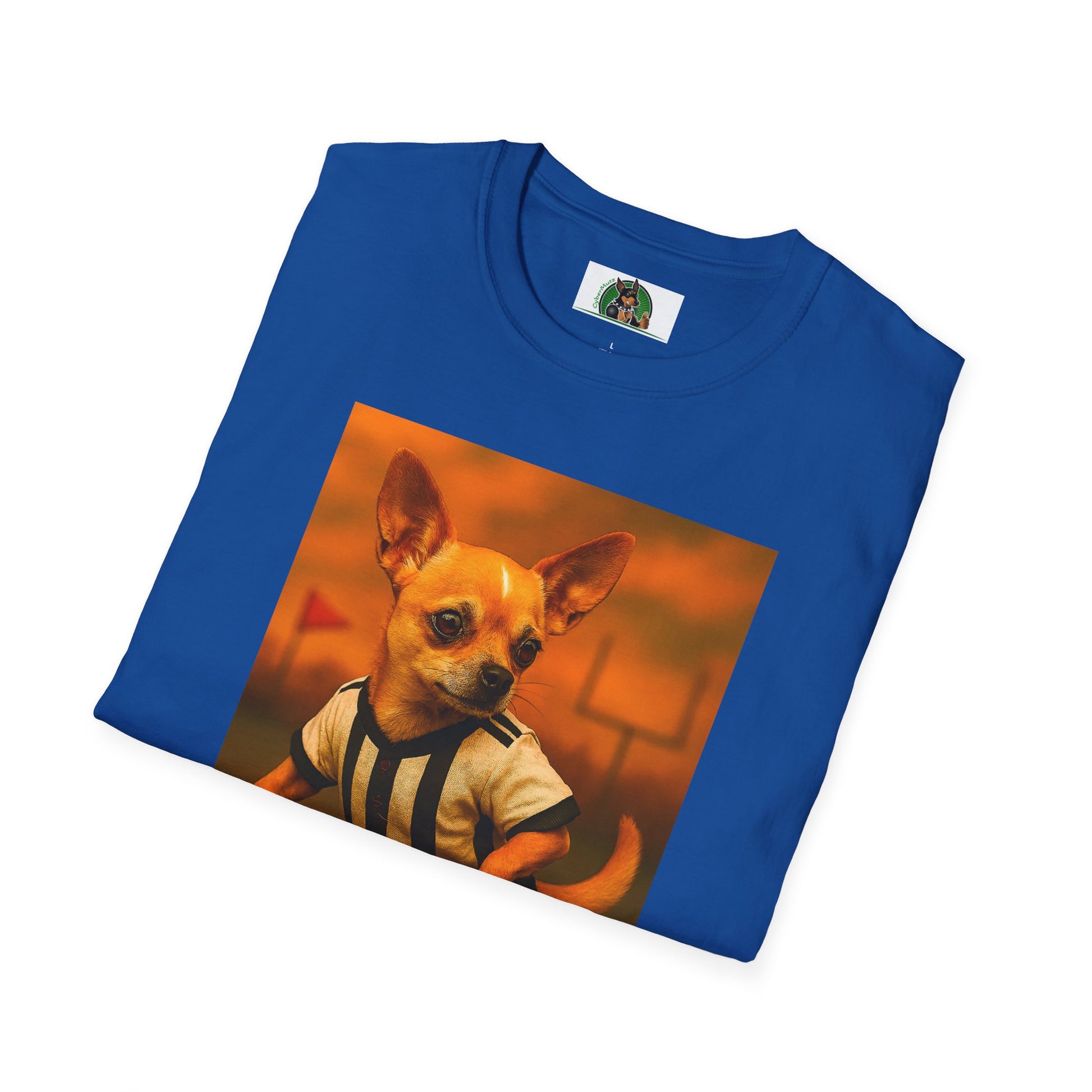 Chihuahua Soccer T-Shirt Sports T-Shirt Printify
