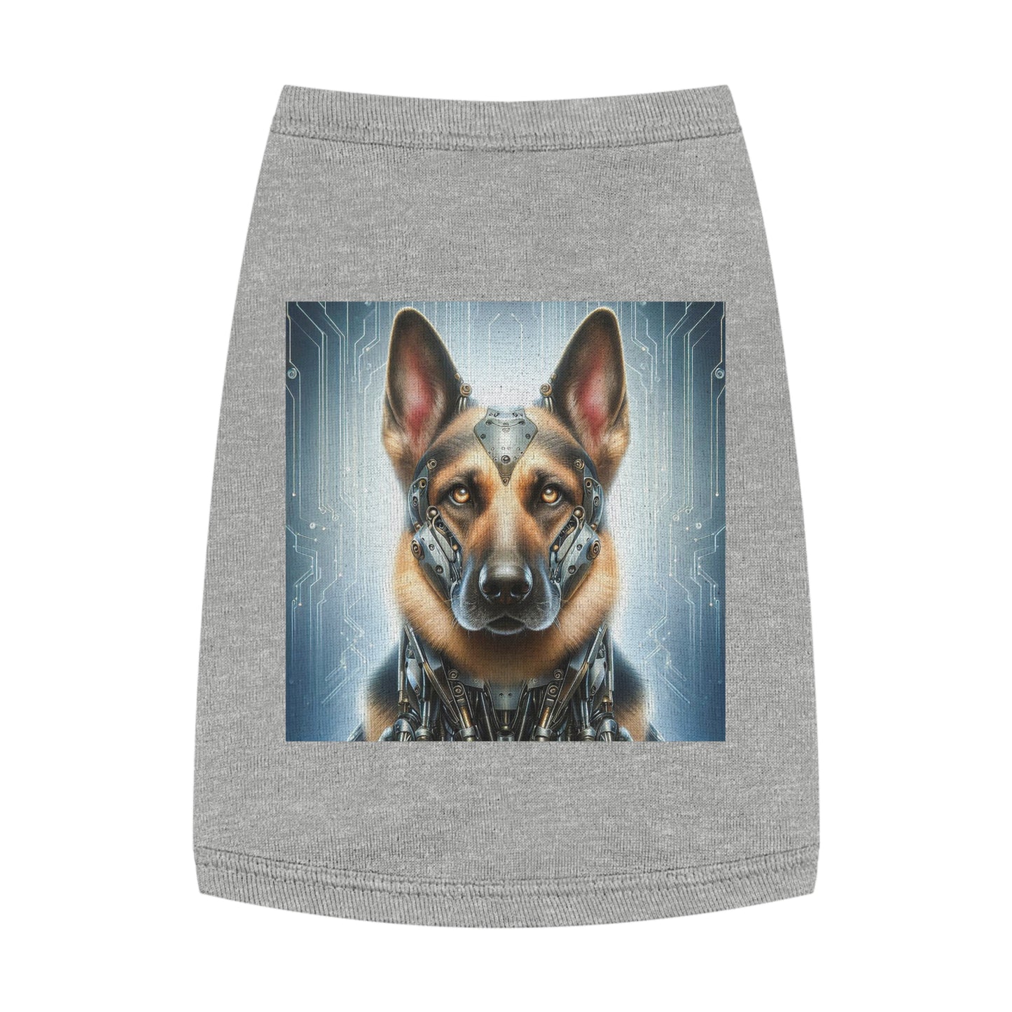 Pet Tank Top German Shepherd Pets Printify M Heather 