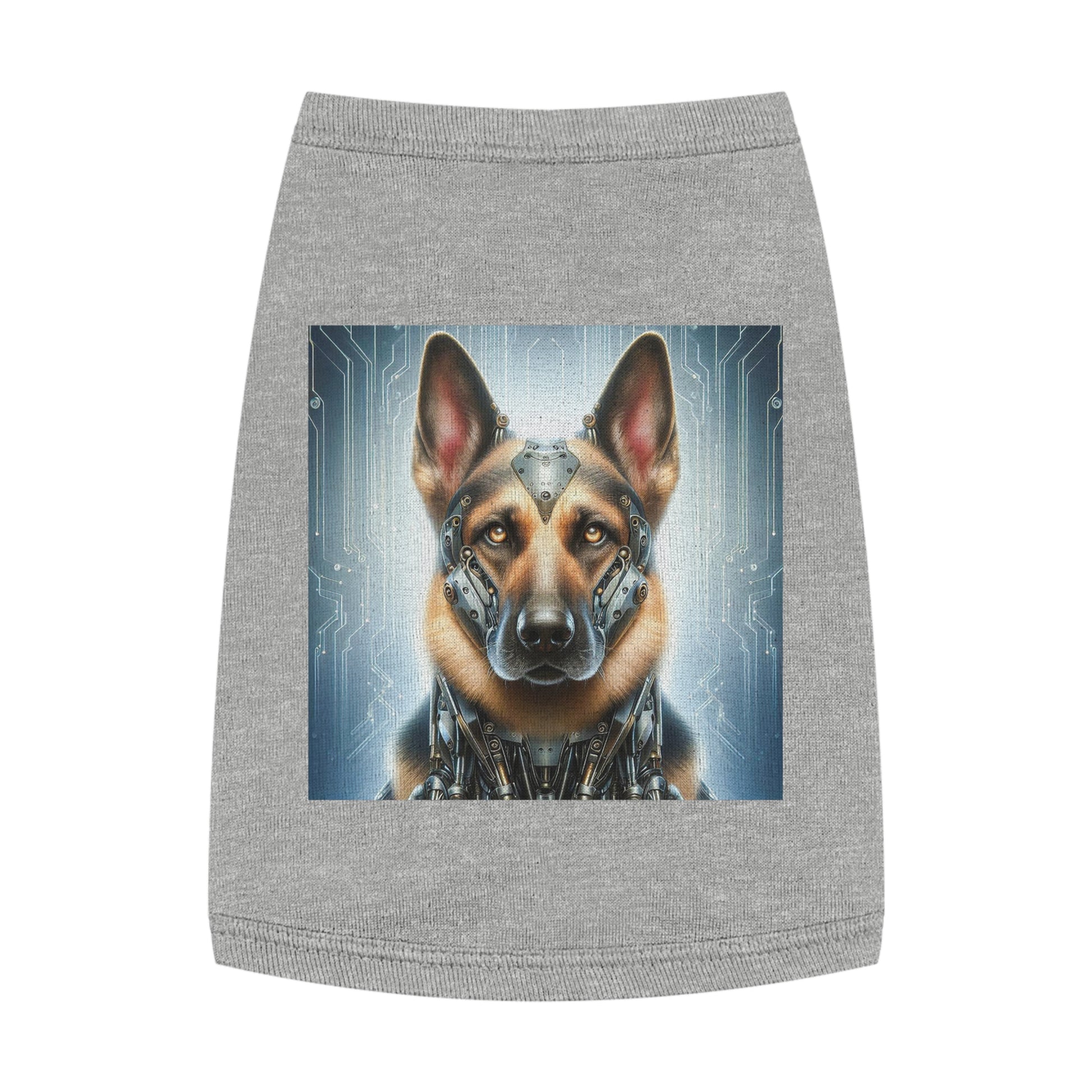 Pet Tank Top German Shepherd Pets Printify M Heather 