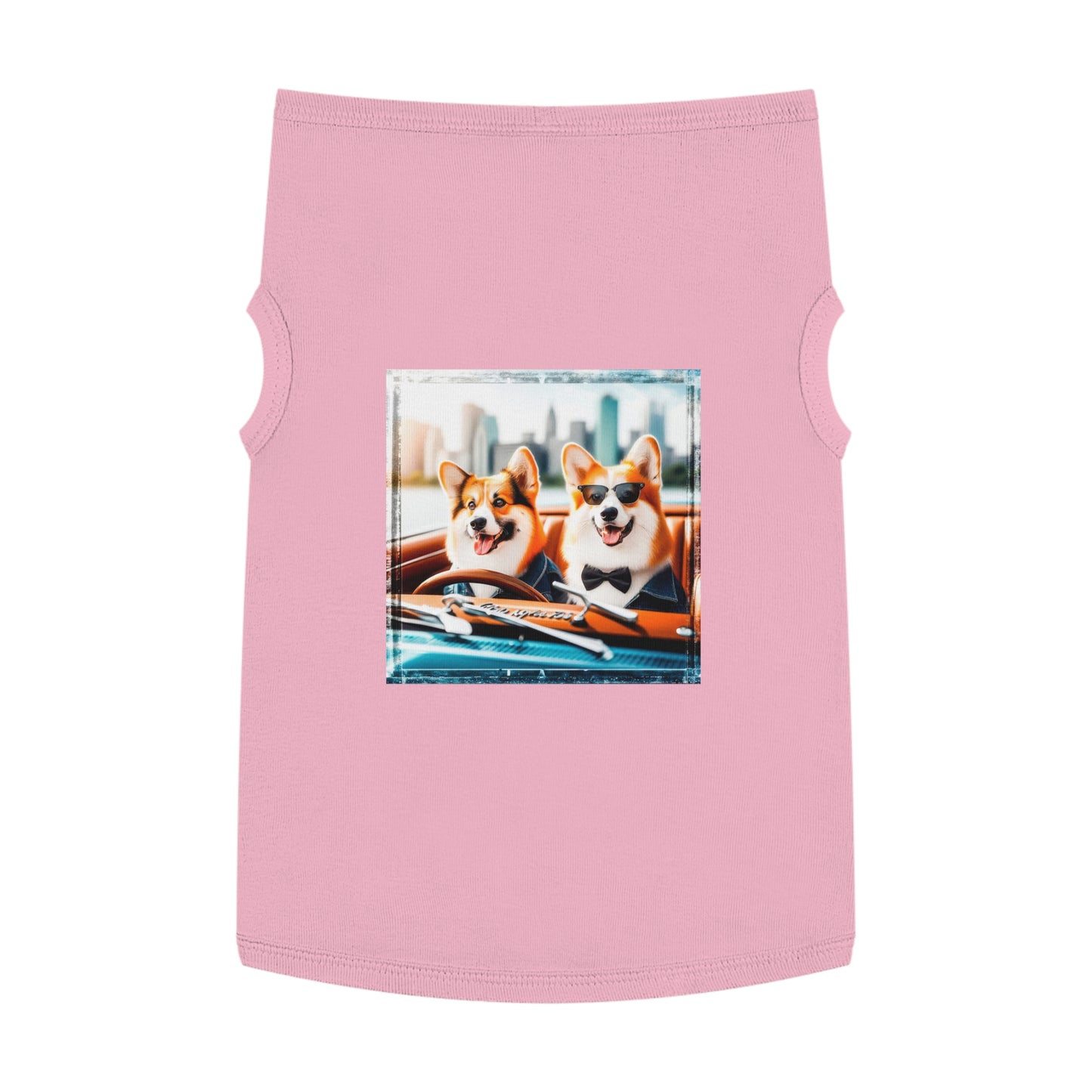 Wacky Pet Tank Top Pembroke Welsh Corgi Pets Printify XL Pink 