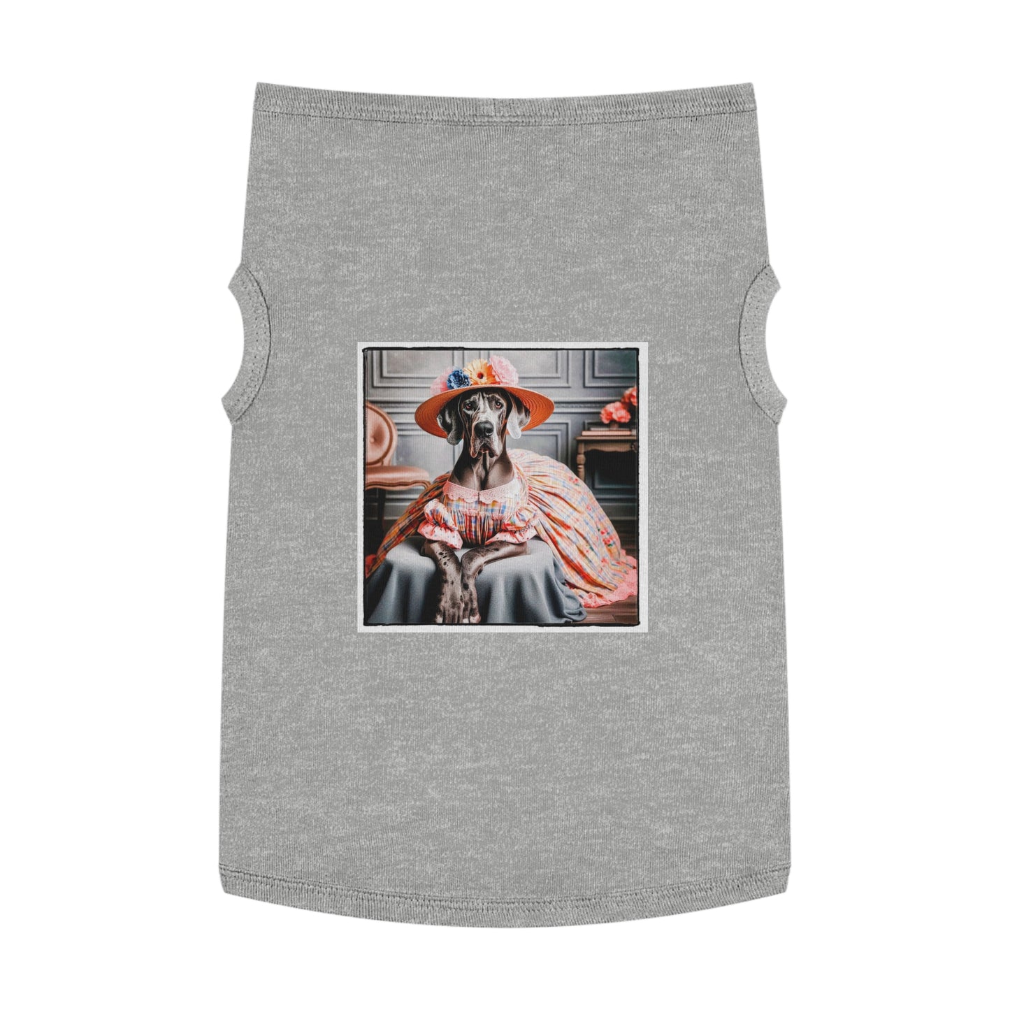 Pet Tank Top Great Dane Pets Printify XL Heather 