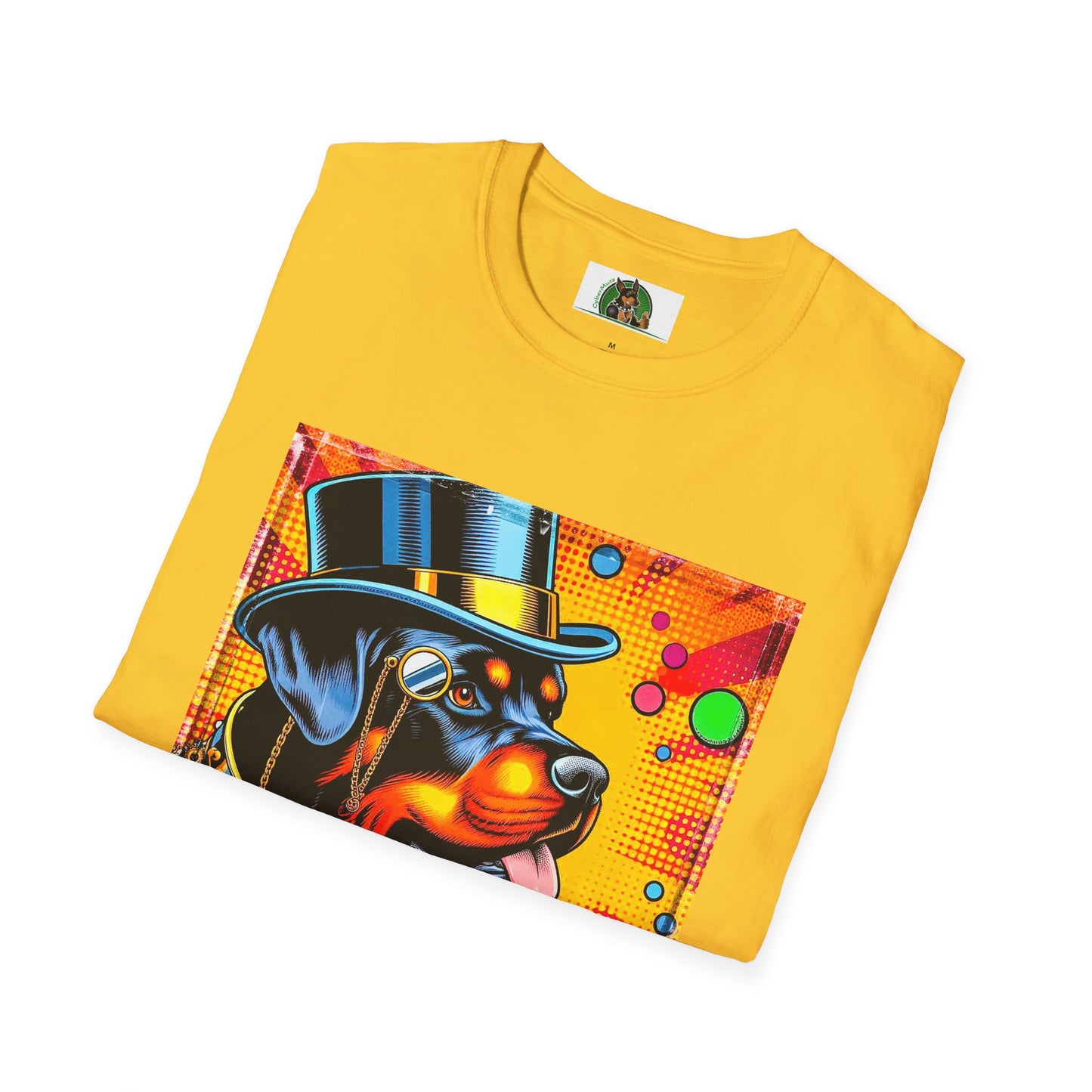 Rottweiler colorful steam punk