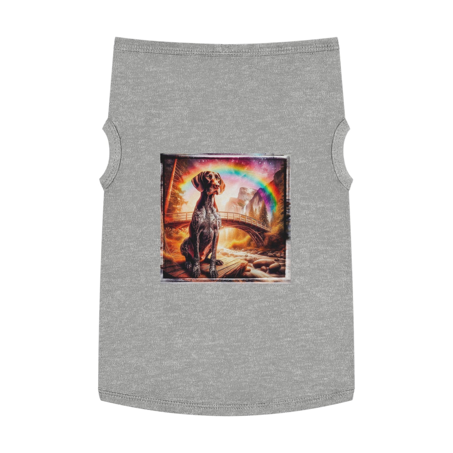 Pet Tank Top German Shorthaired Pointer Pets Printify XL Heather 