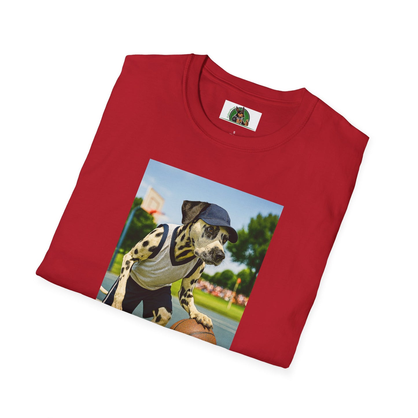 Basketball Dalmatian Unisex T-Shirt