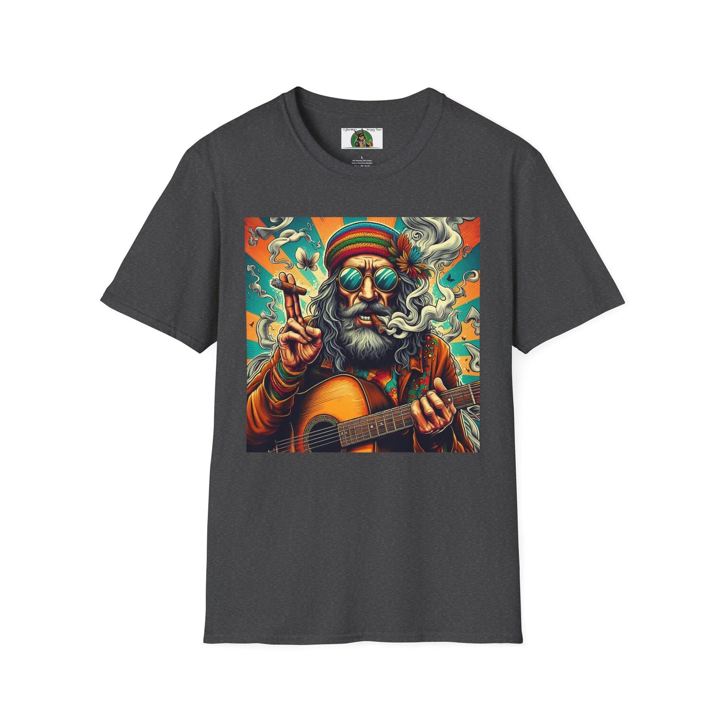 Wacky Old Dude T-Shirt Printify Dark Heather S 