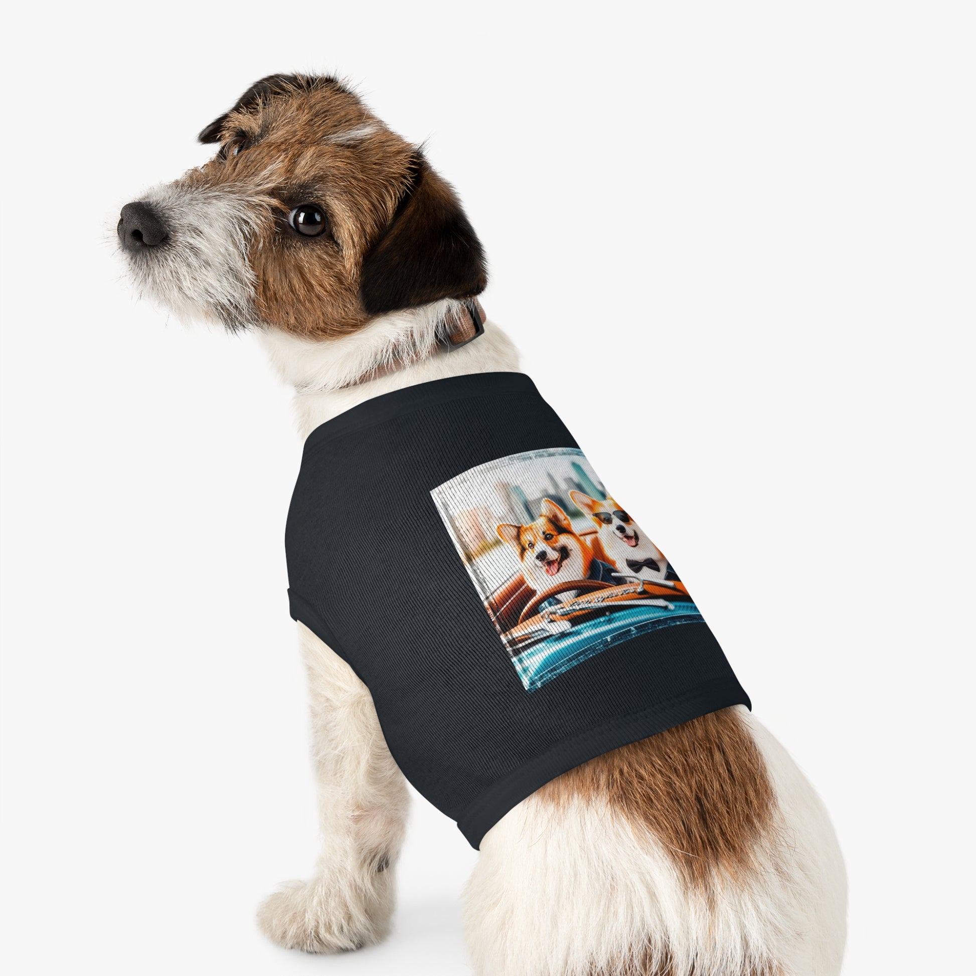 Wacky Pet Tank Top Pembroke Welsh Corgi Pets Printify   